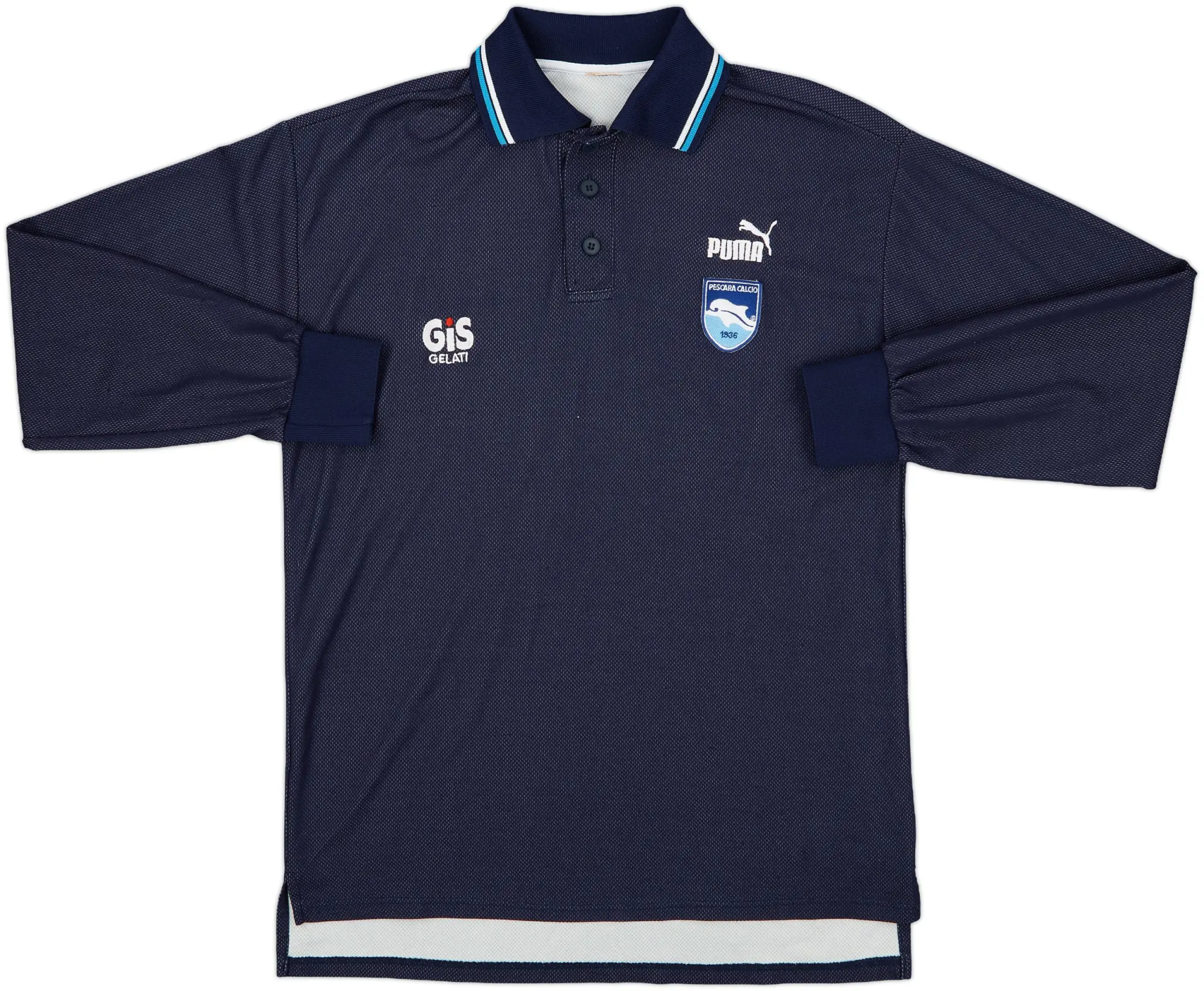 1997-98 Pescara Puma Polo L/S Shirt - 8/10 - (L)