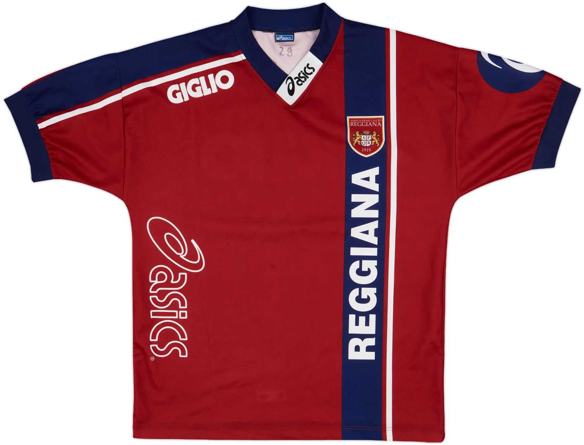 Asics A.C. Reggiana Mens SS Home Shirt 1997/98