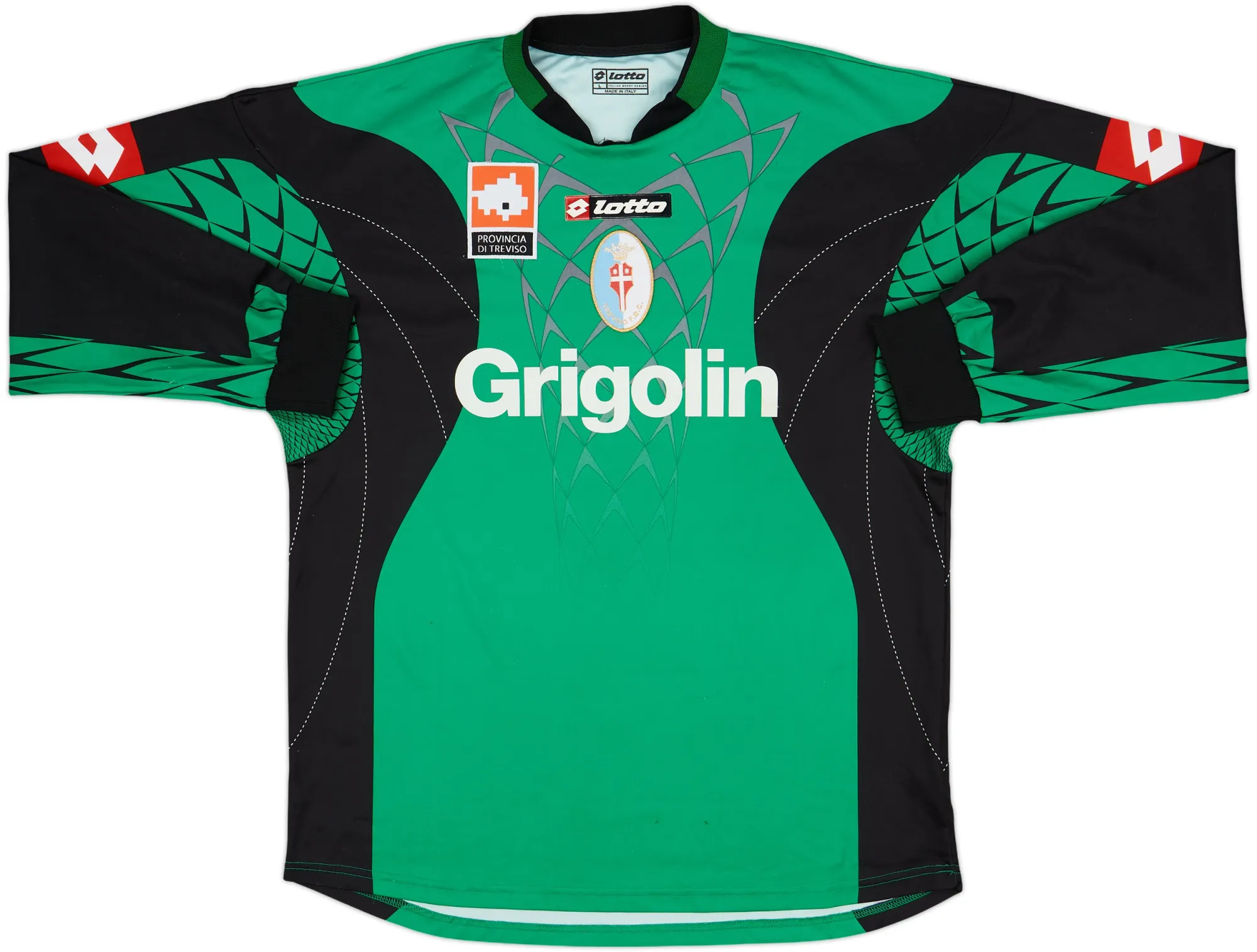Lotto Treviso Mens LS Goalkeeper Home Shirt 2006/07