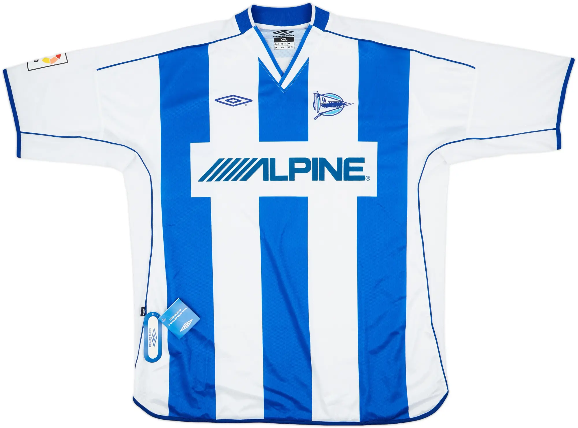 2002-03 Alaves Home Shirt (XXL)