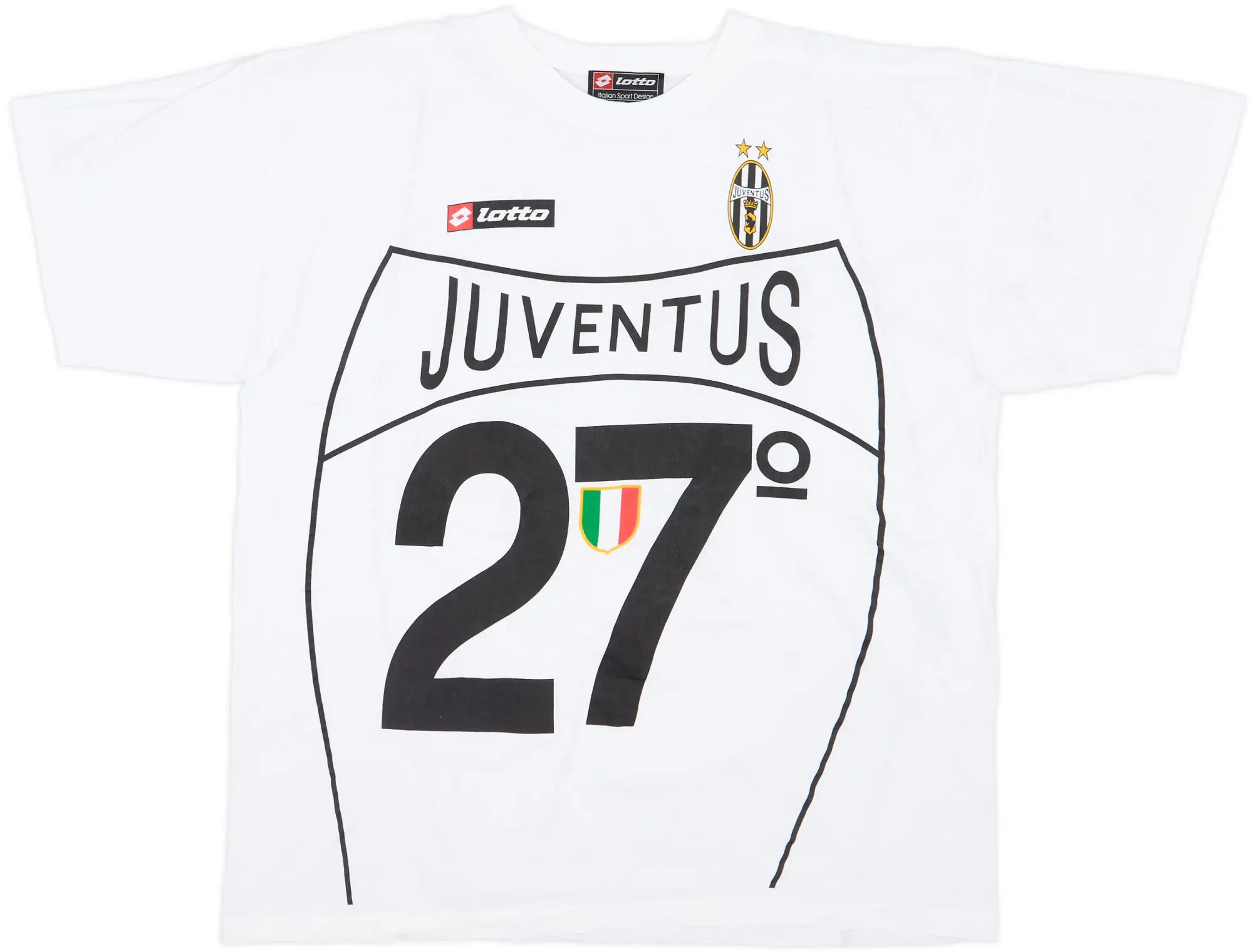 2002-03 Juventus Lotto 'Campioni D'Italia 2003' Graphic Tee - 4/10 - (XL)