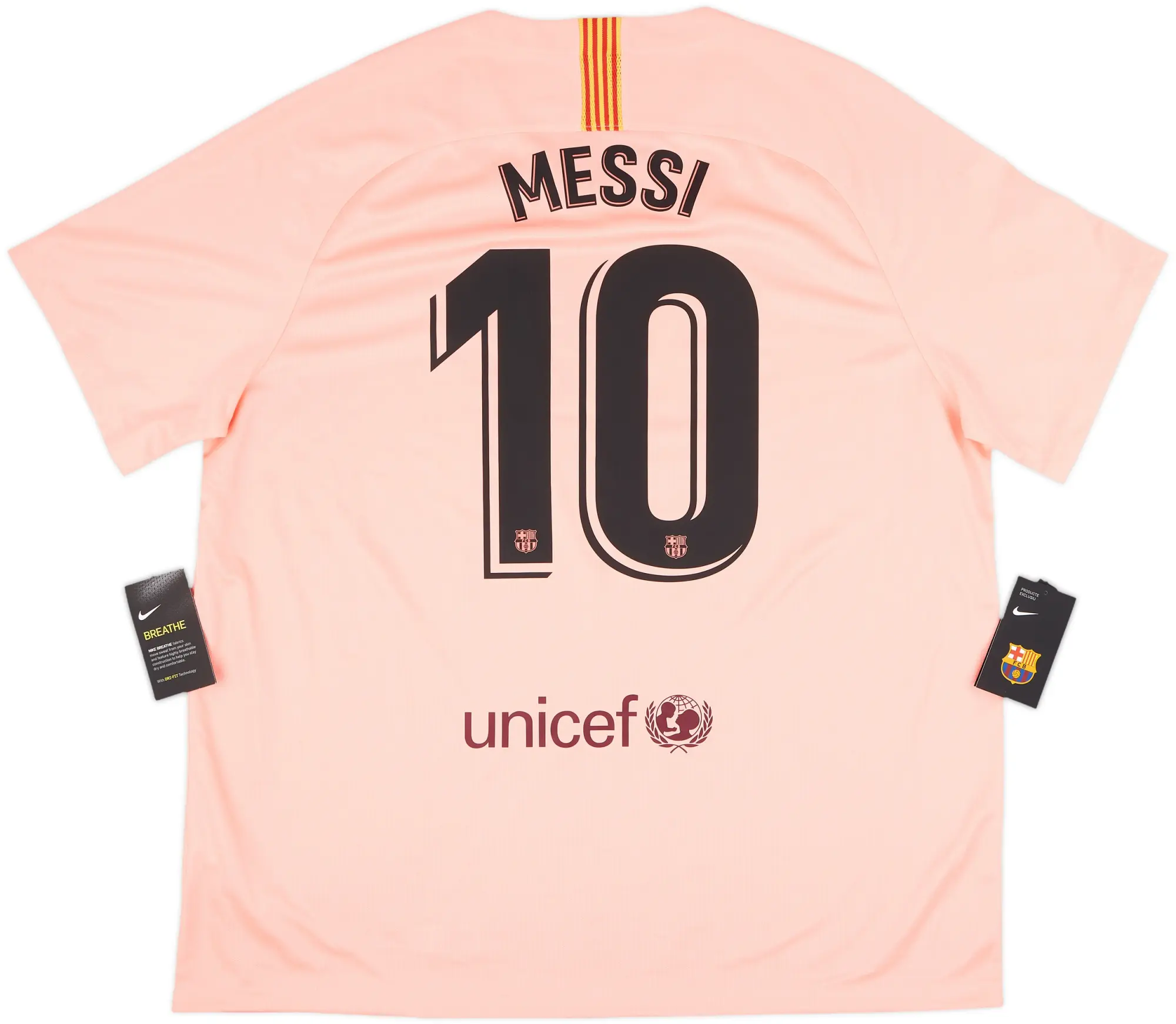 2018-19 Barcelona Third Shirt Messi #10 (XXL)