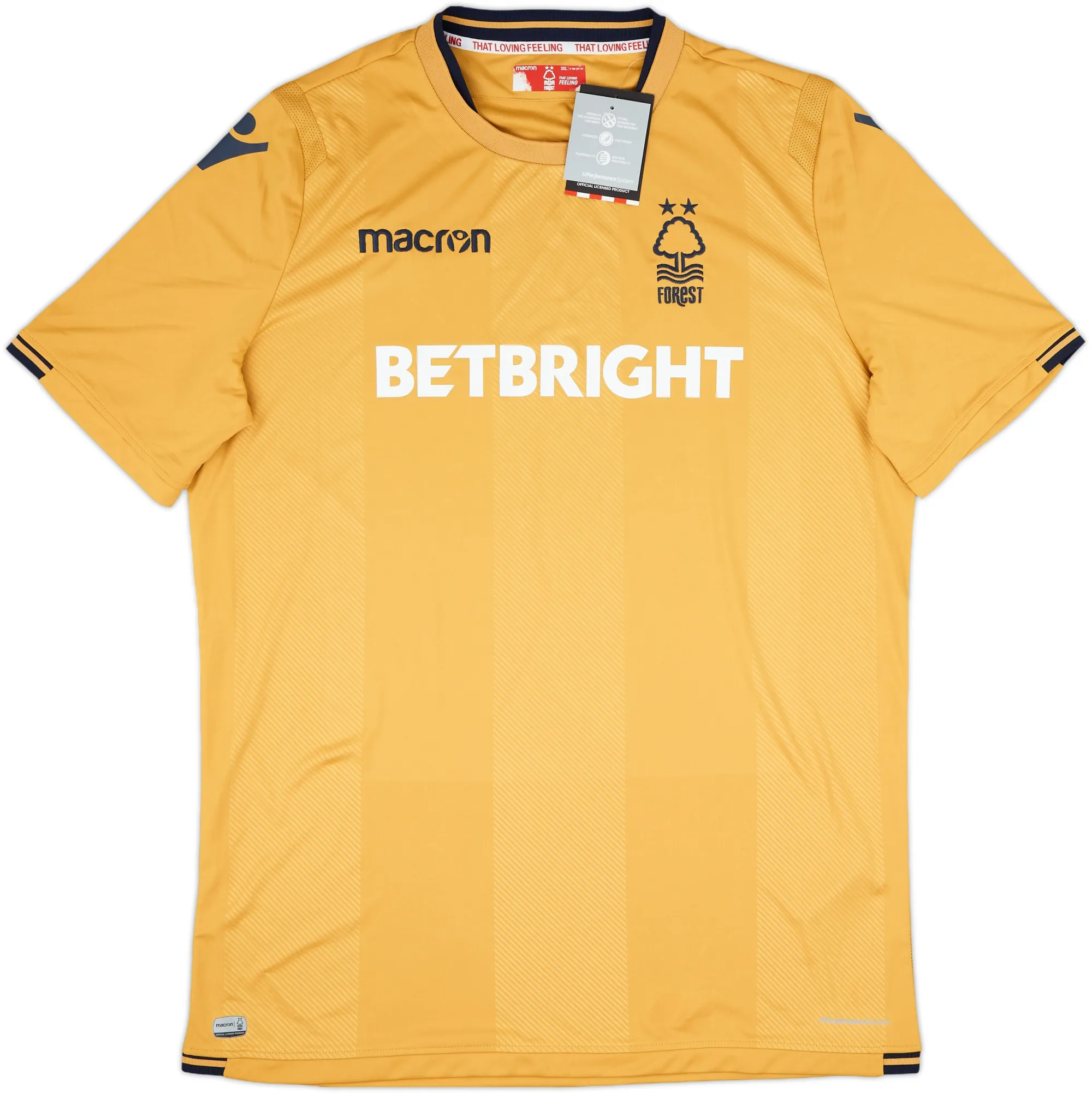 Macron Nottingham Forest Mens SS Third Shirt 2018/19