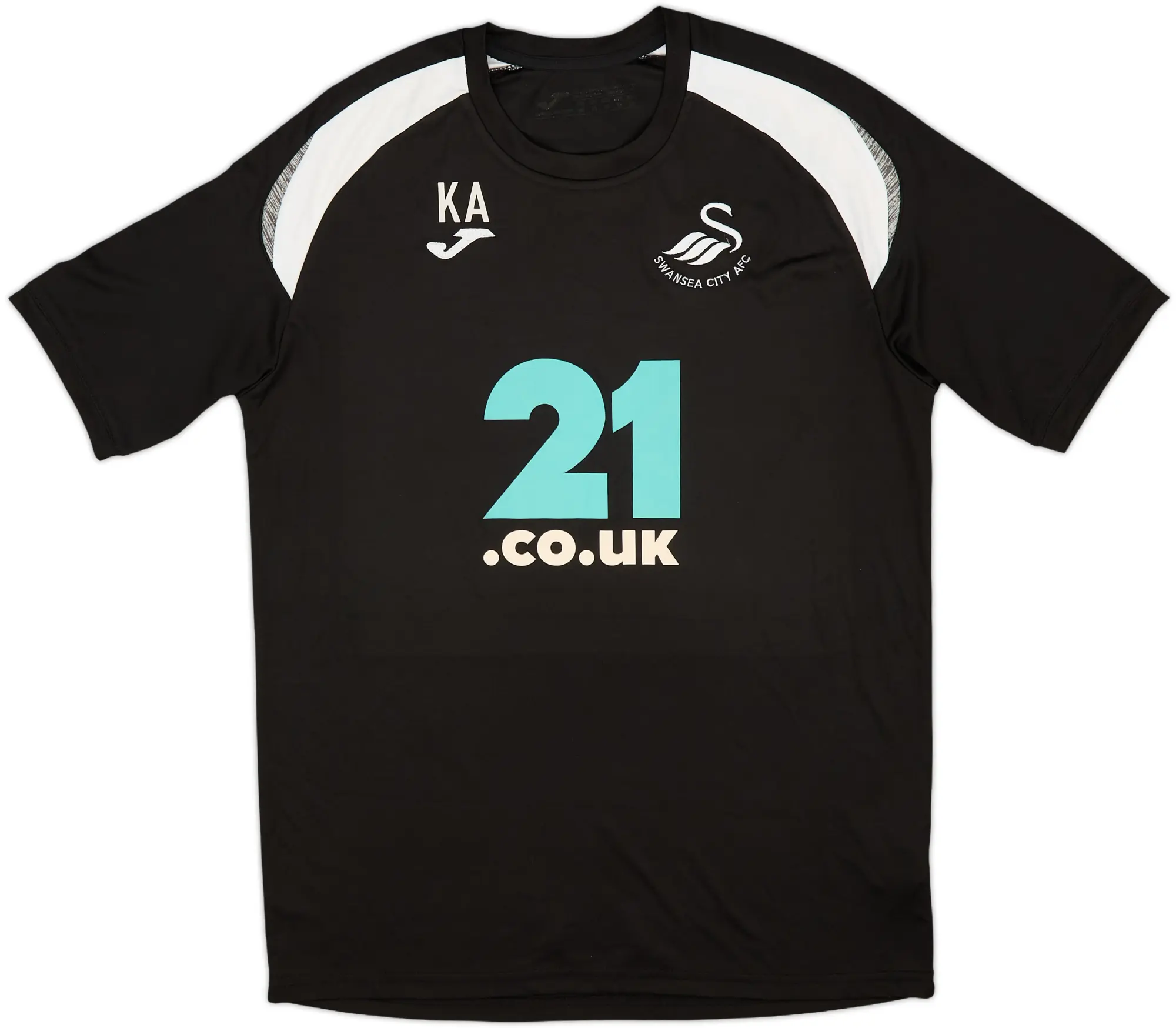 2018-19 Swansea Joma Staff Issue Training Shirt KA - 8/10 - (M)