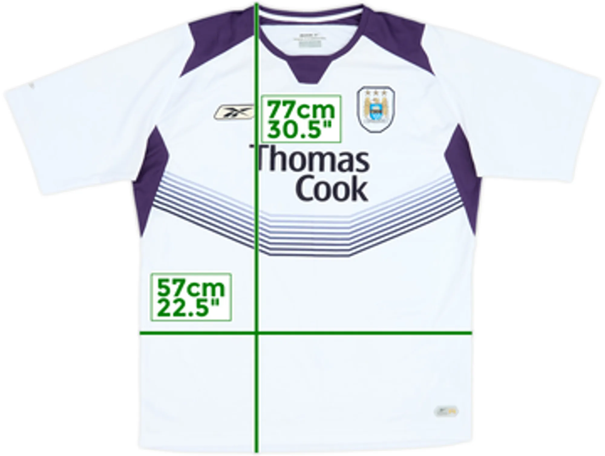 Reebok Manchester City Mens SS Away Shirt 2004/05