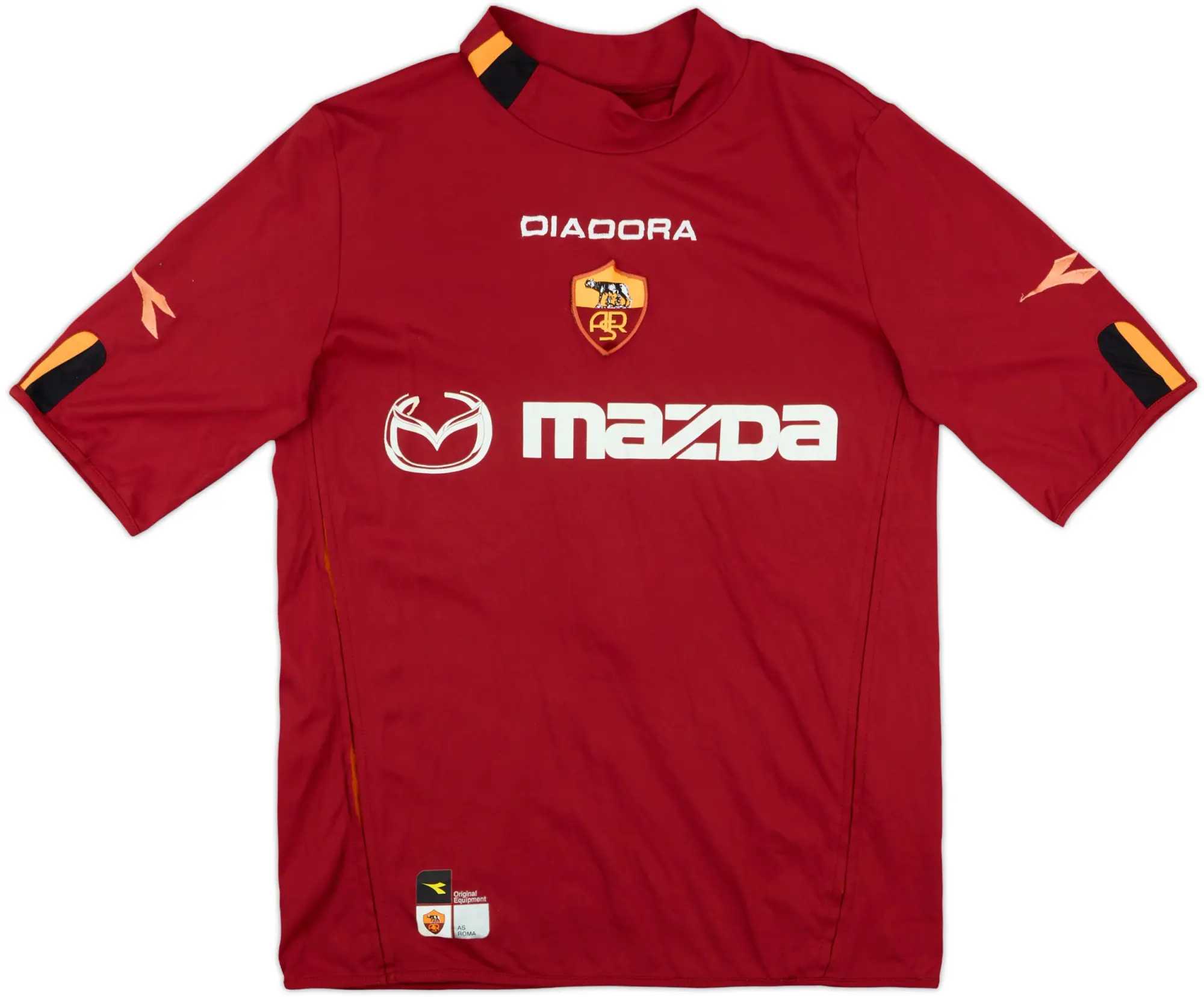 2003-04 Roma Match Issue Home Shirt #7