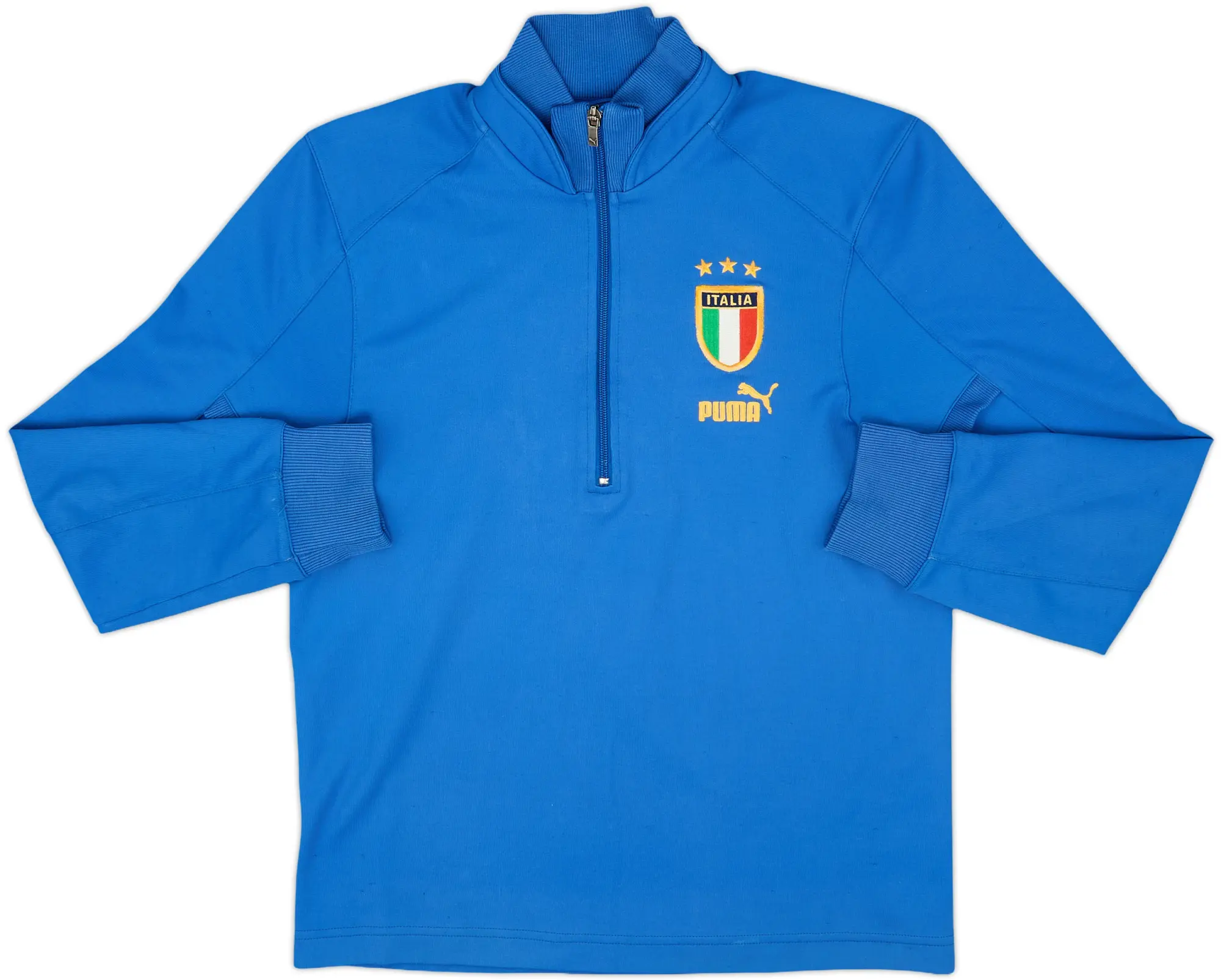 2004-05 Italy Puma 1/4 Zip Drill Top - 7/10 - (S)
