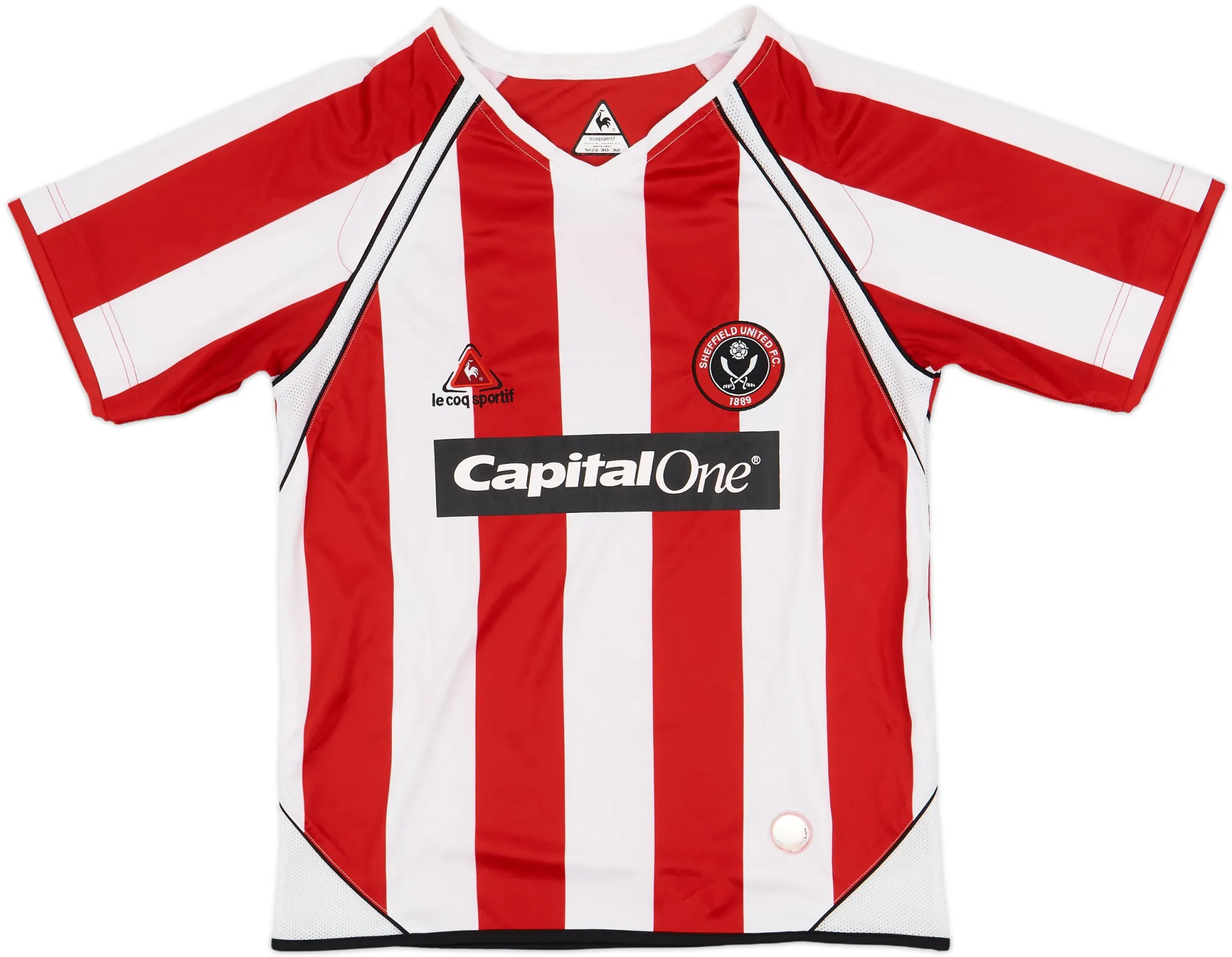 LeCoqSportif Sheffield United Boys SS Home Shirt 2006/07