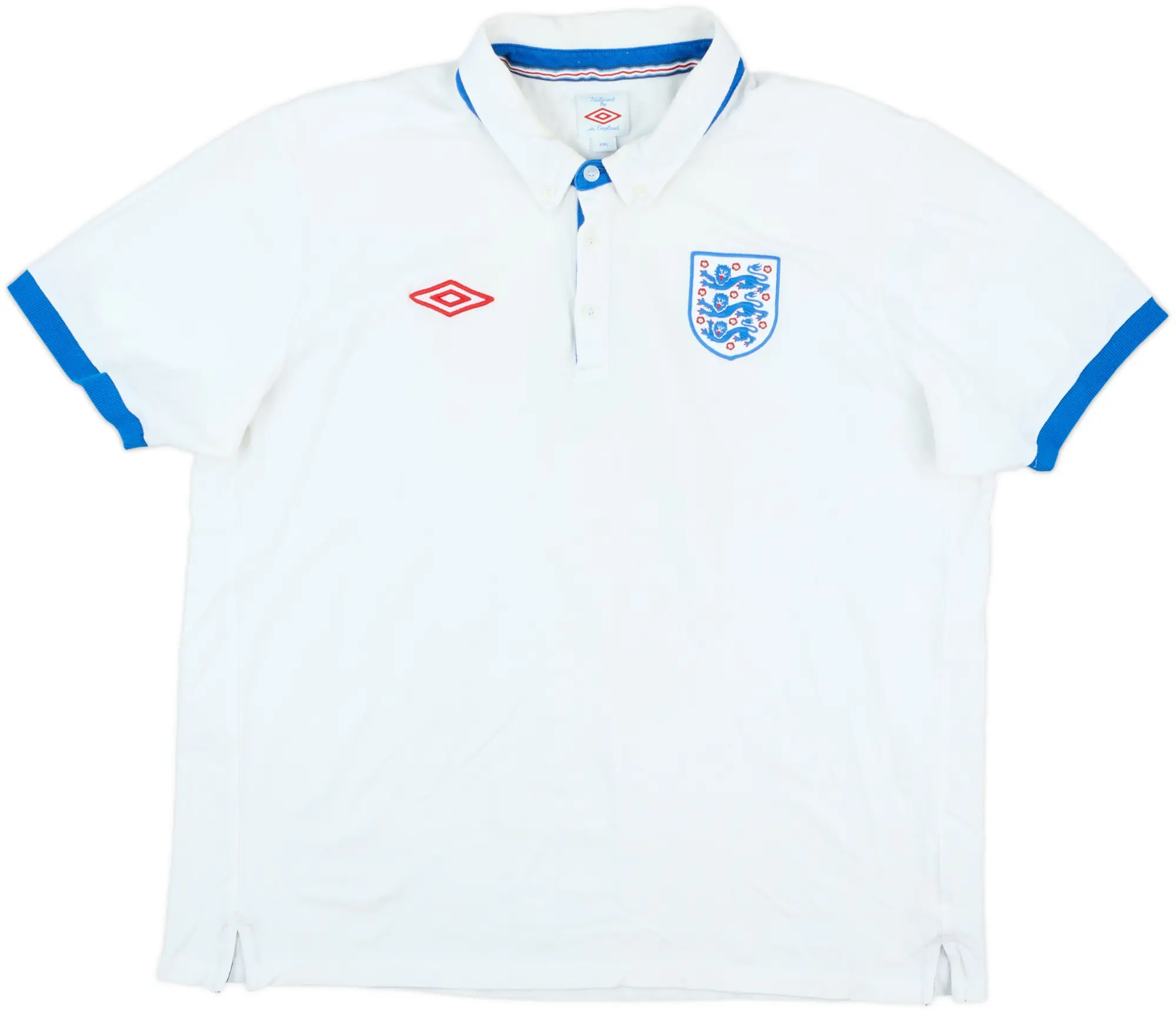 2012-13 England Umbro Polo Shirt - 9/10 - (XXL)