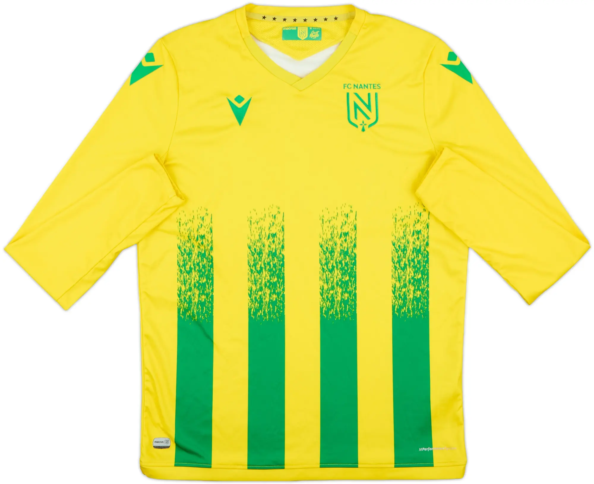 2020-21 Nantes Home L/S Shirt - 7/10 - (M)