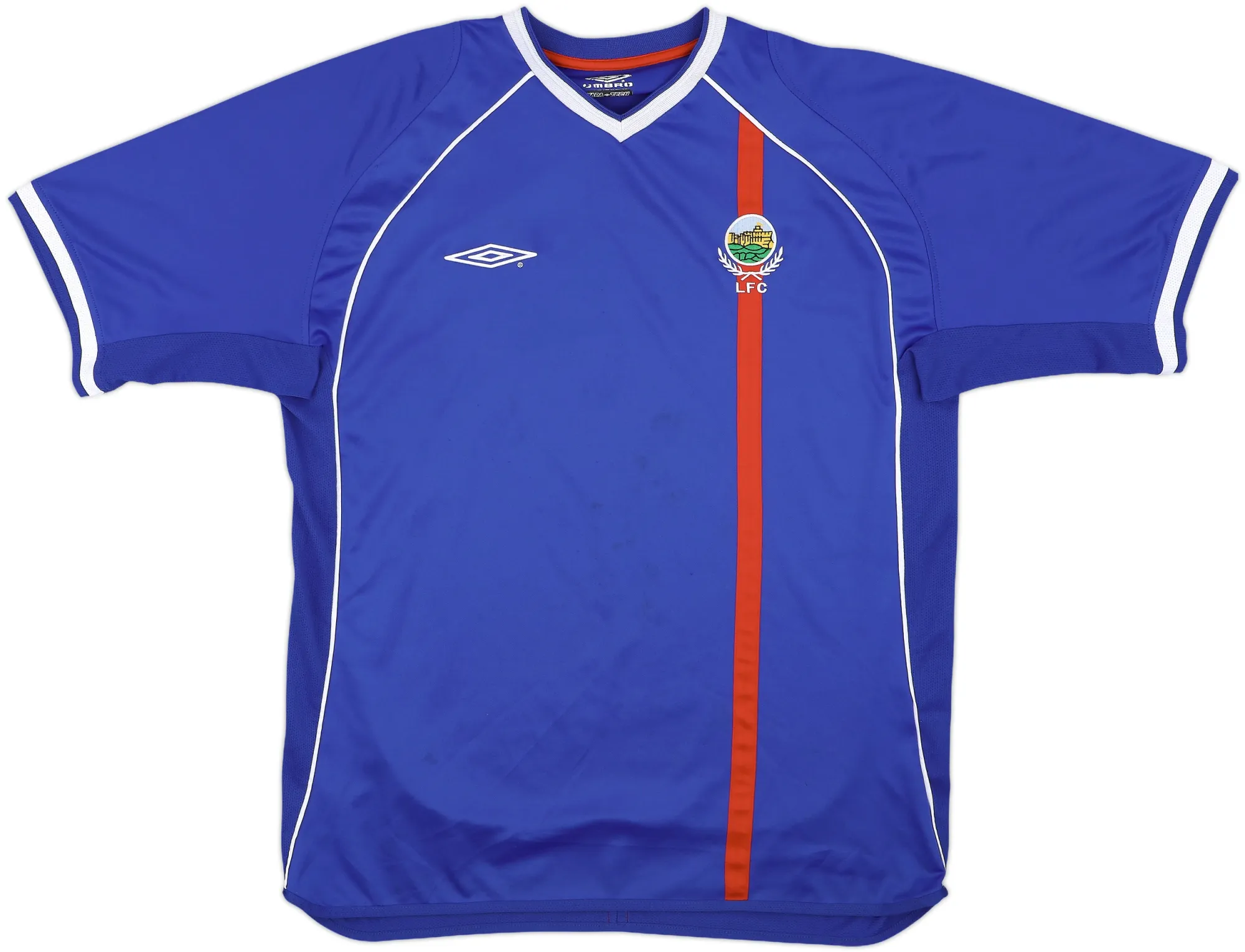 Umbro Linfield Mens SS Home Shirt 2003/05