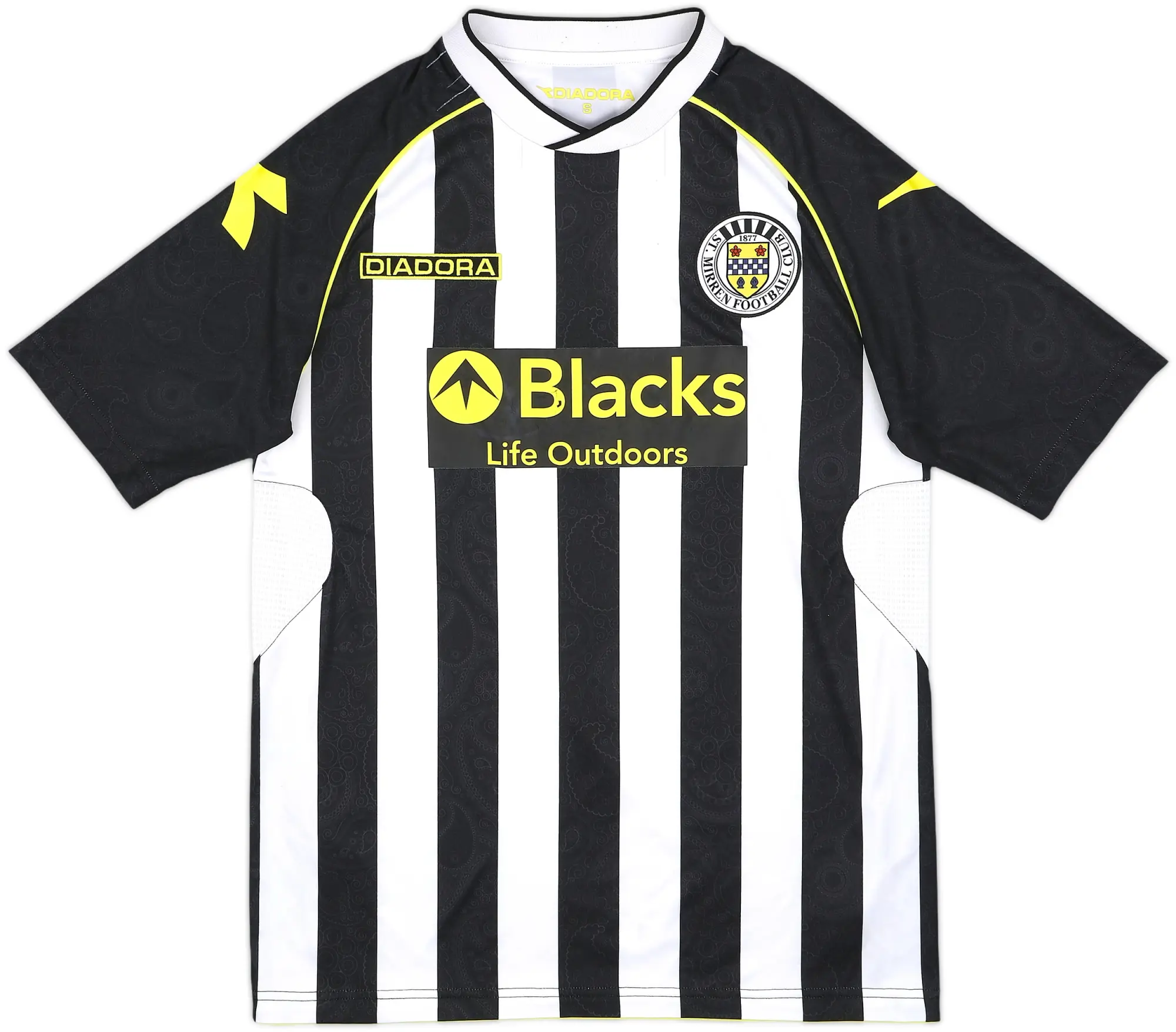 Diadora St Mirren Mens SS Home Shirt 2013/14