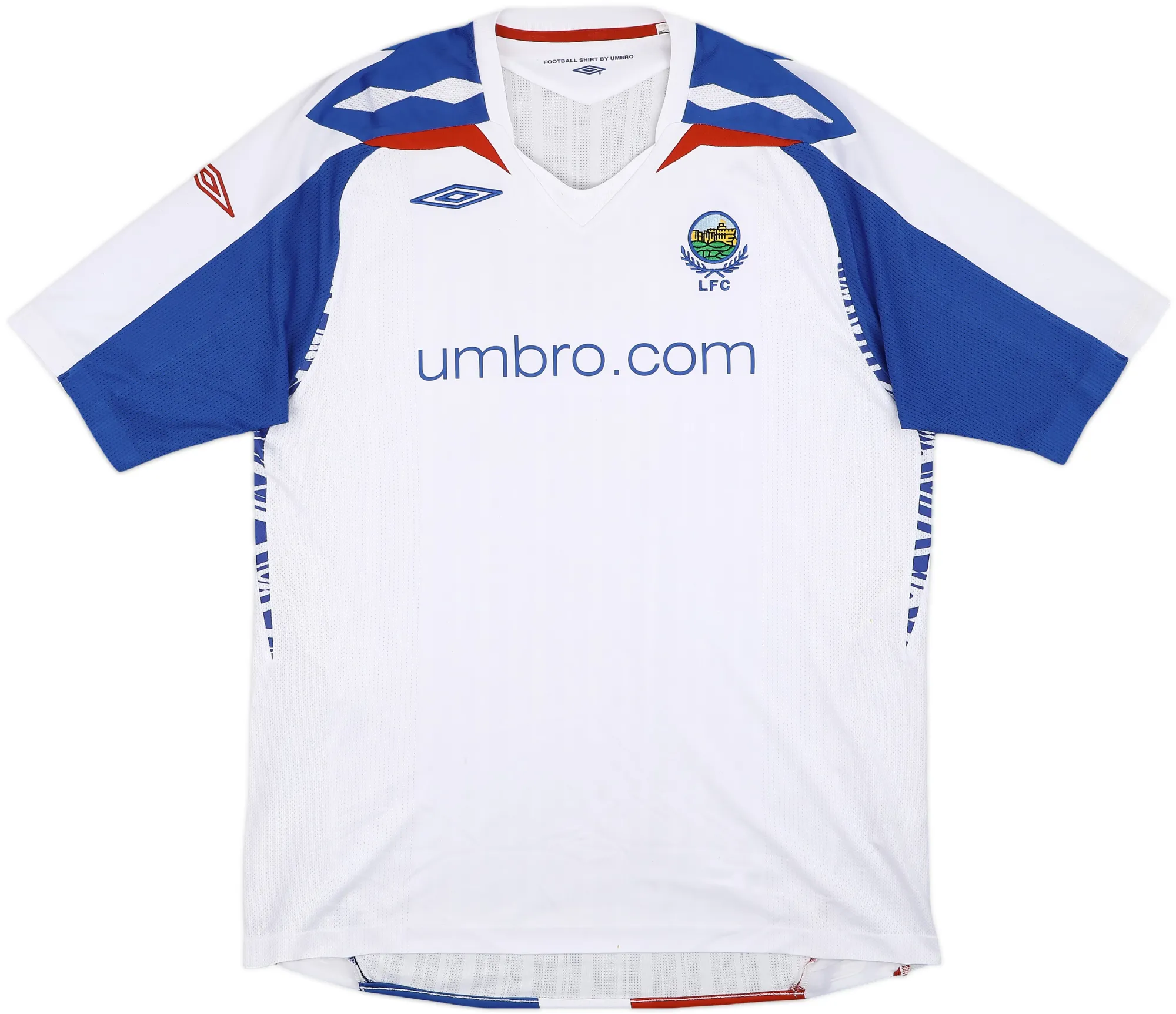 Umbro Linfield Mens SS Away Shirt 2007/08