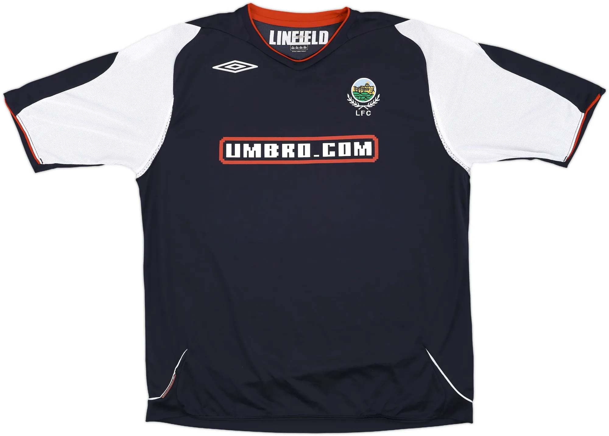 Umbro Linfield Mens SS Away Shirt 2006/07