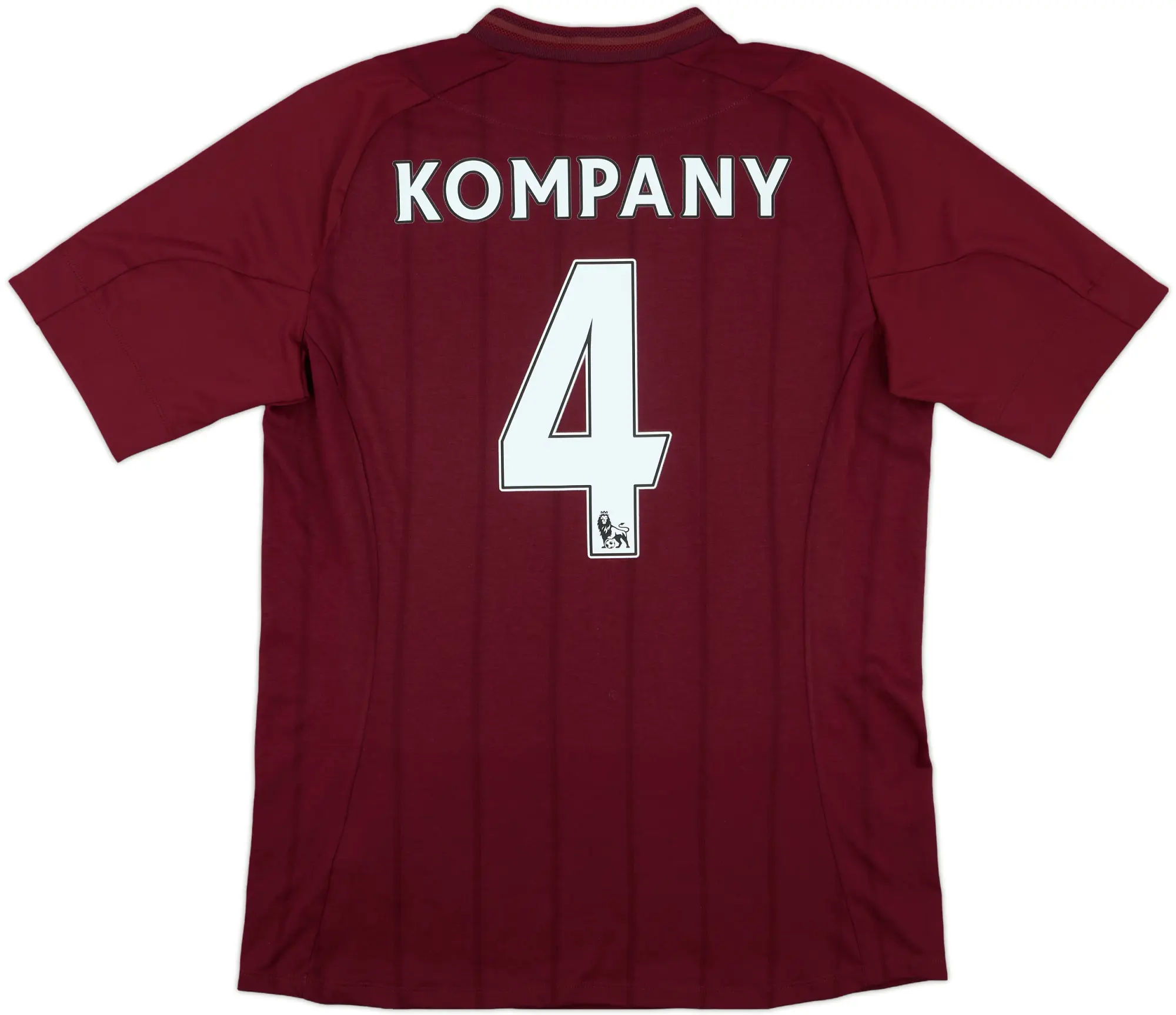 2012-13 Manchester City Away Shirt Kompany #4 (L)