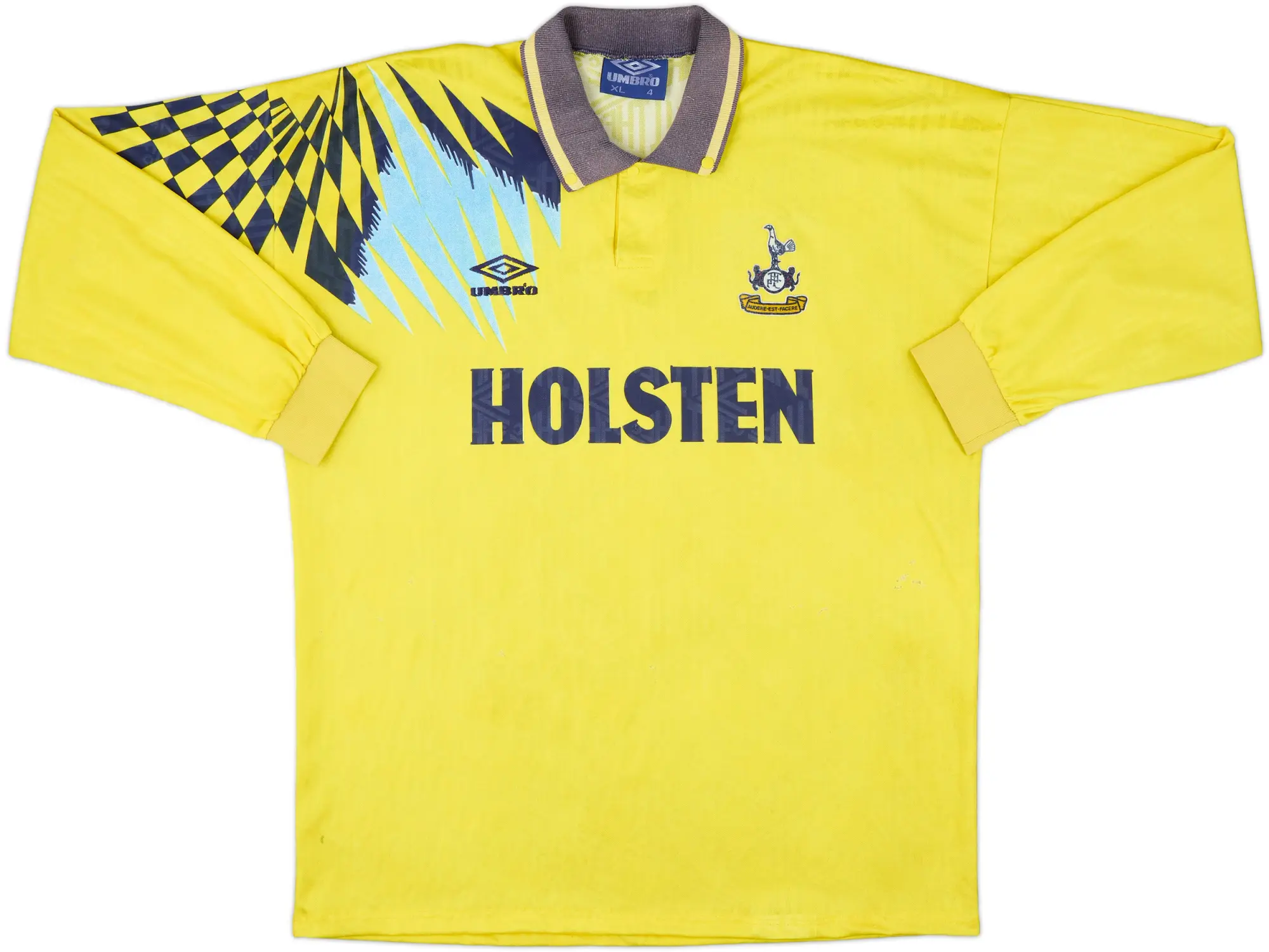 1991-95 Tottenham Away L/S Shirt - 5/10 - (XL)