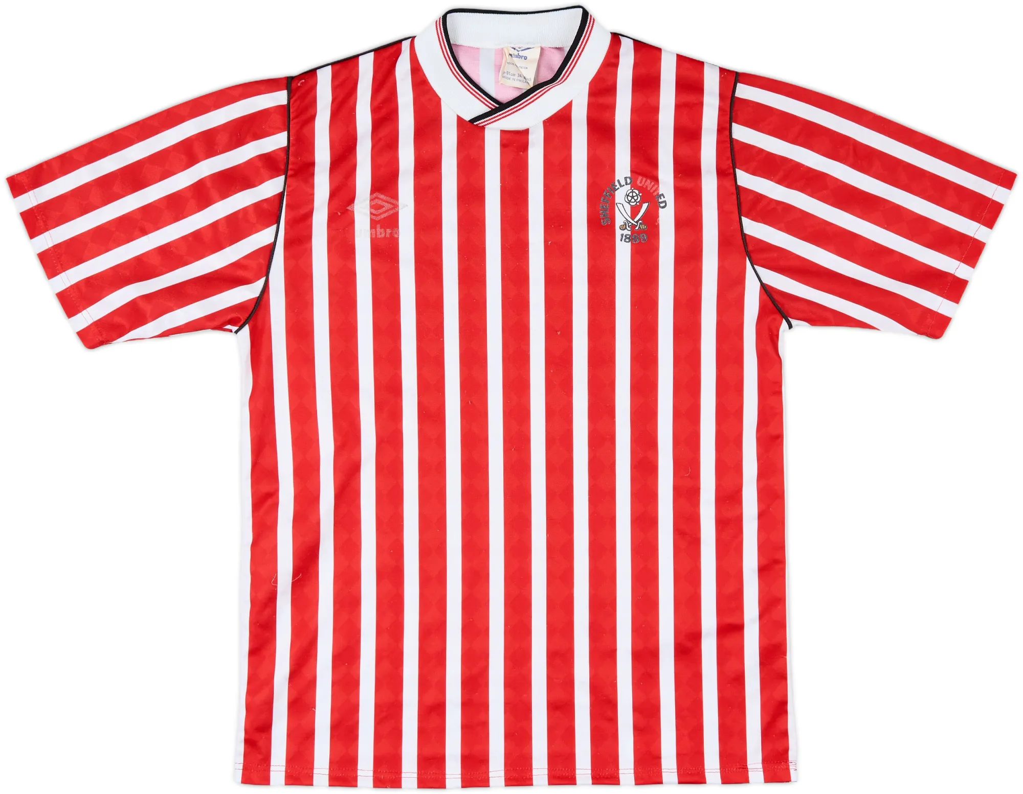 Umbro Sheffield United Mens SS Home Shirt 1987/88