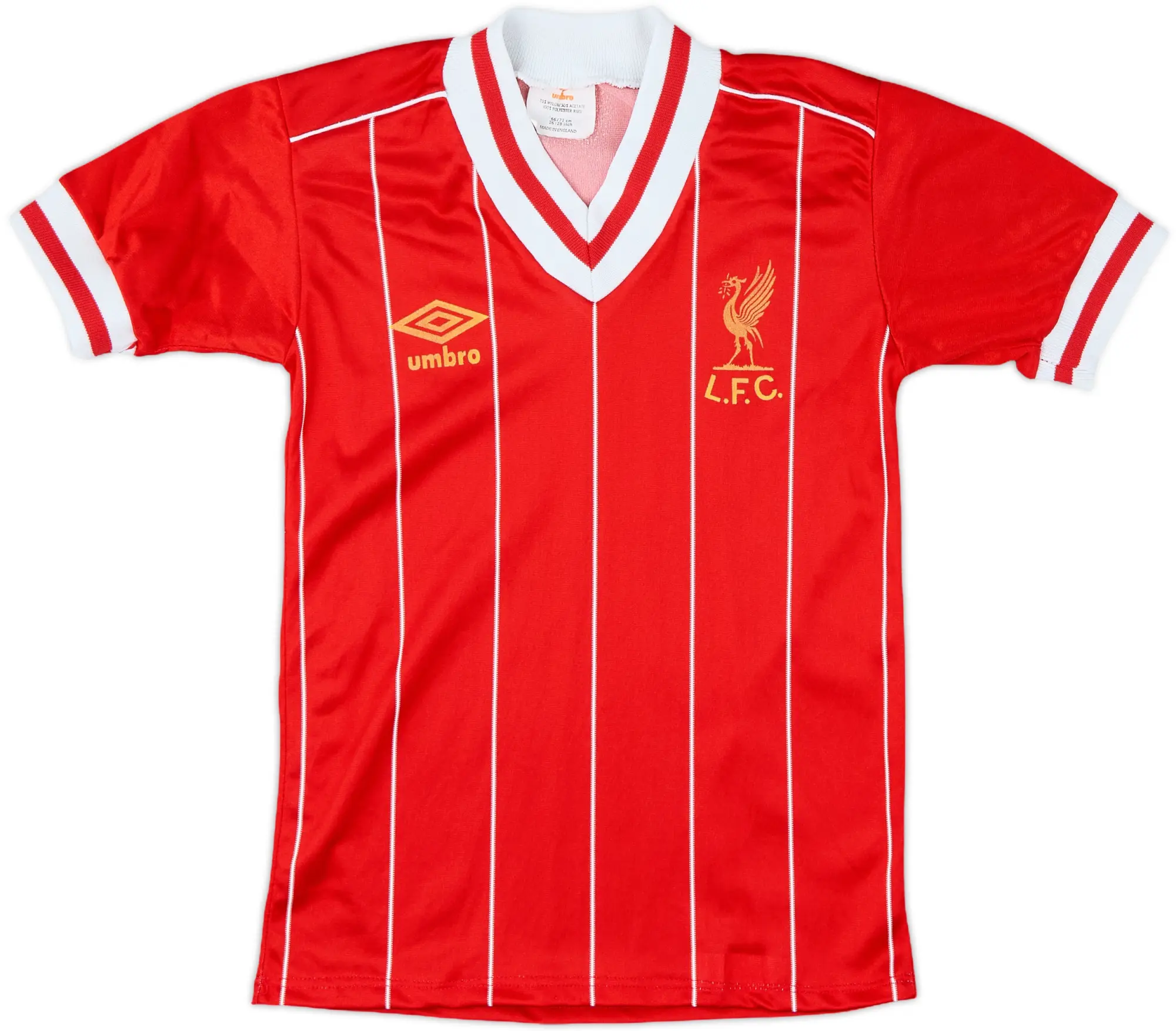 1982-85 Liverpool Home Shirt - 8/10 - (S.Boys)