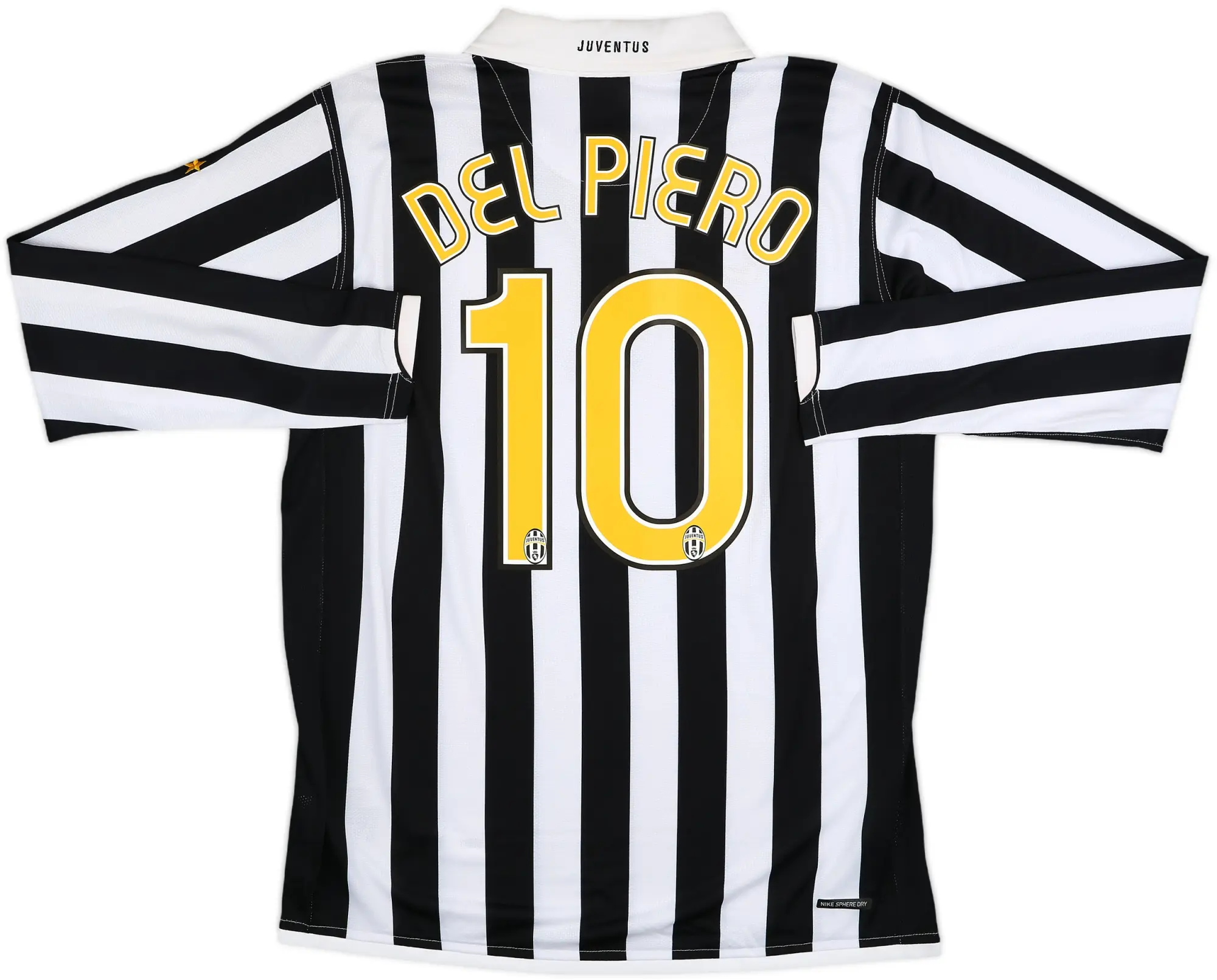 2006-07 Juventus Home L/S Shirt Del Piero #10 (L)