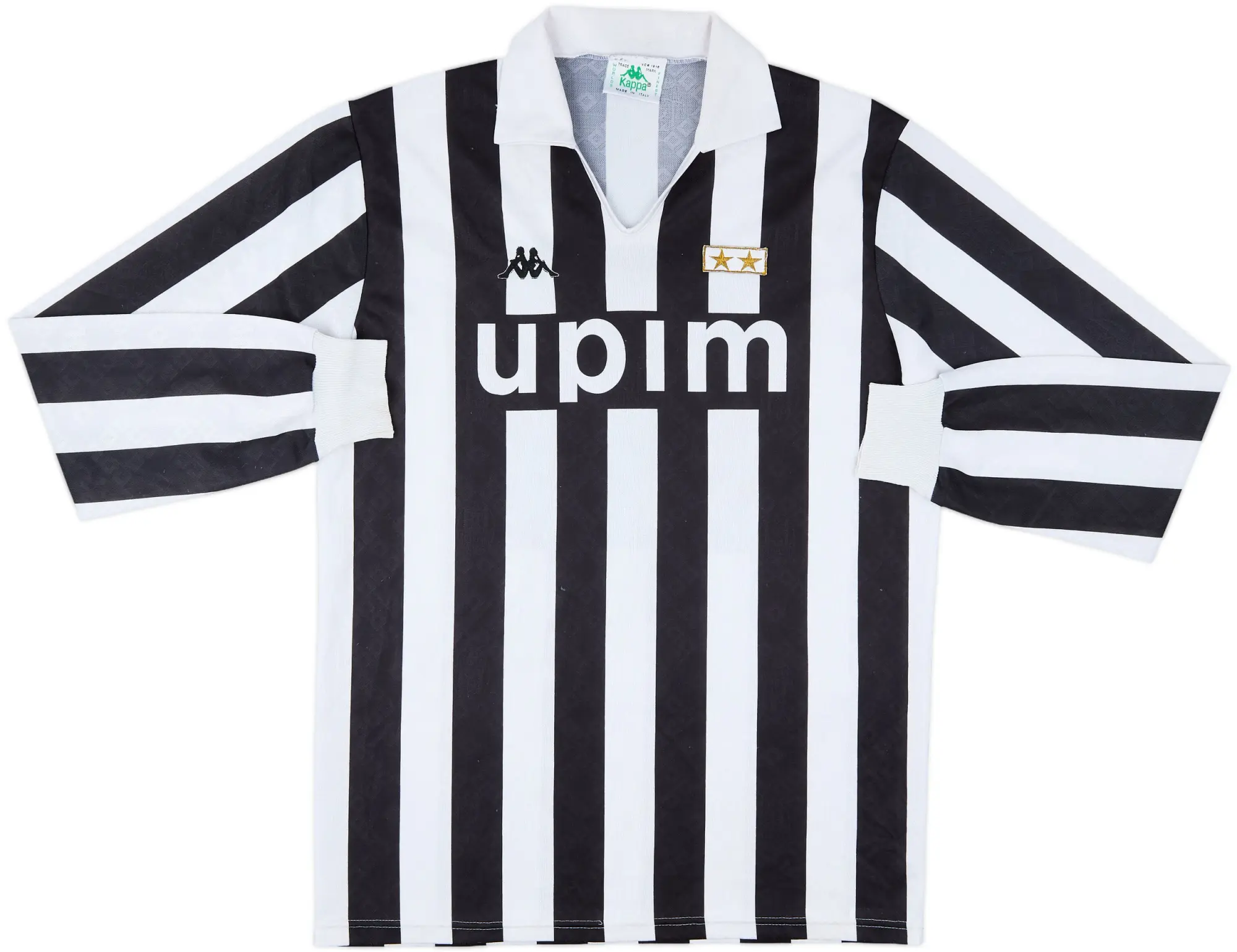 1989-90 Juventus Home L/S Shirt #7 - 5/10 - (XL)