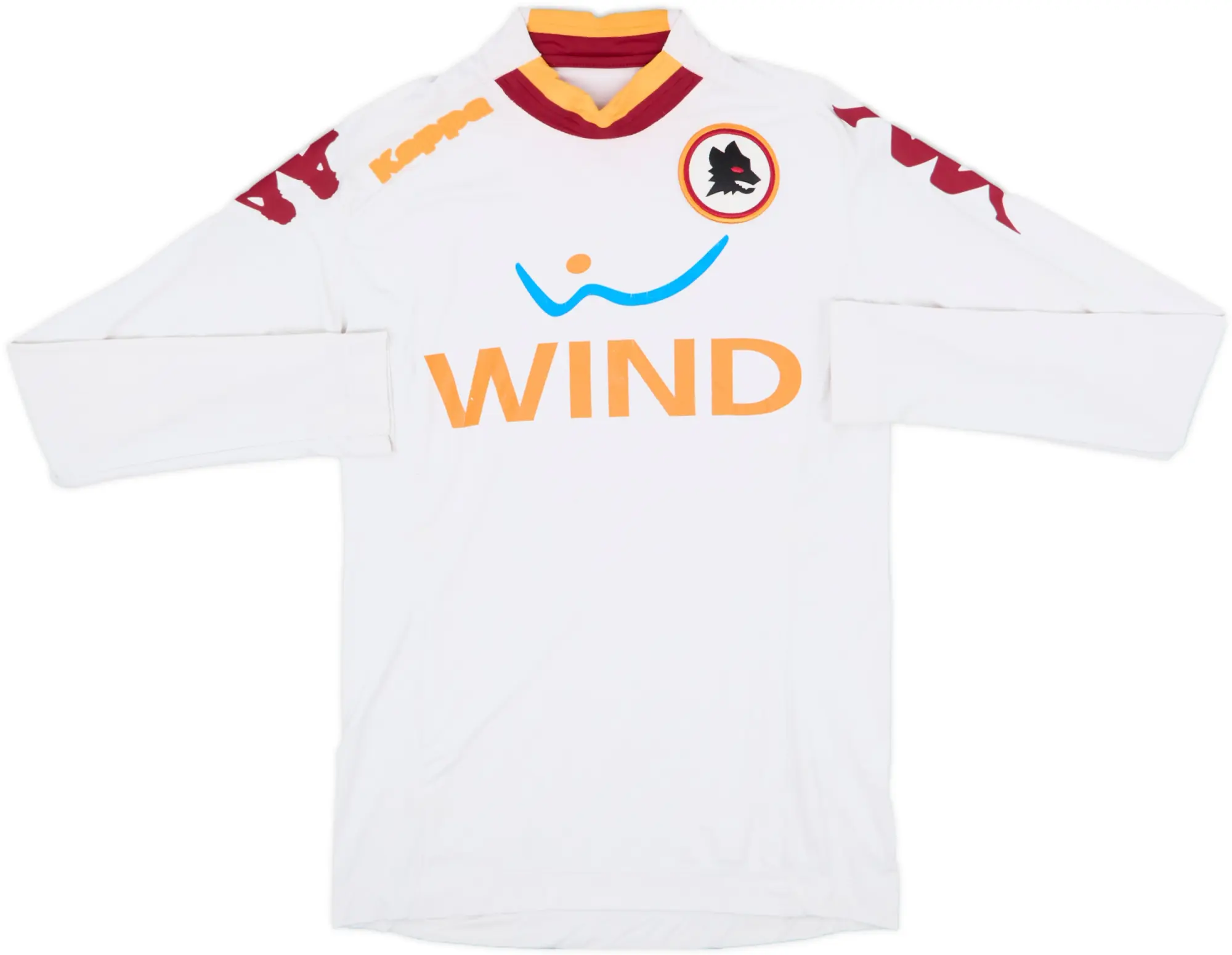 2012-13 Roma Away L/S Shirt - 5/10 - (XS)