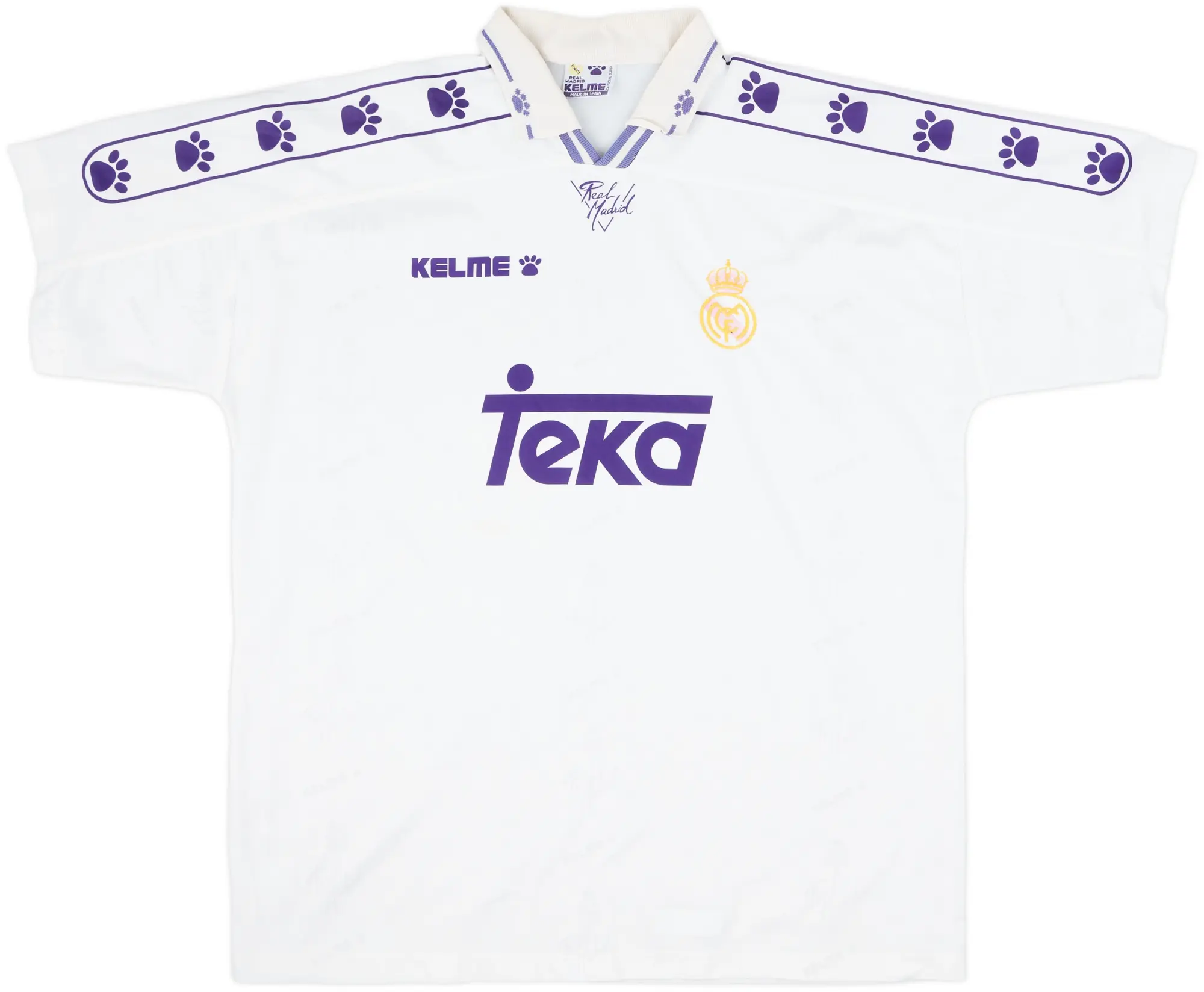 1994-96 Real Madrid Home Shirt - 5/10 - (XL)