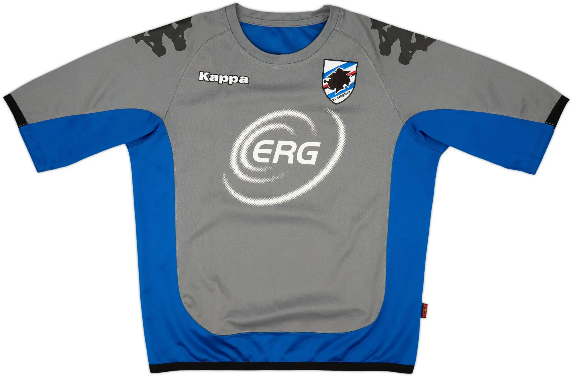 2005-06 Sampdoria Kappa Training Shirt - 8/10 - (L)
