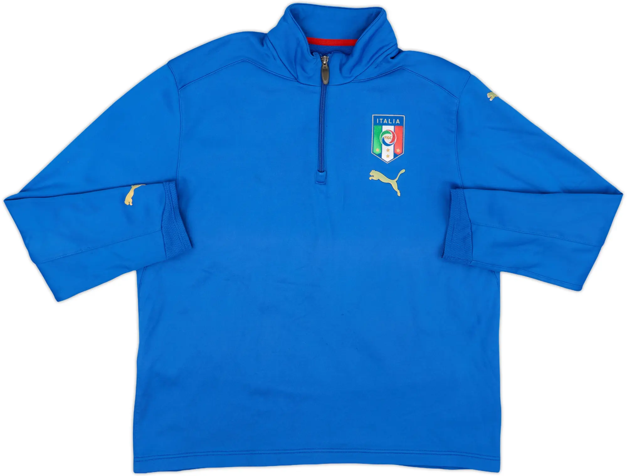 2006-08 Italy Puma 1/4 Zip Drill Top - 5/10 - (L)