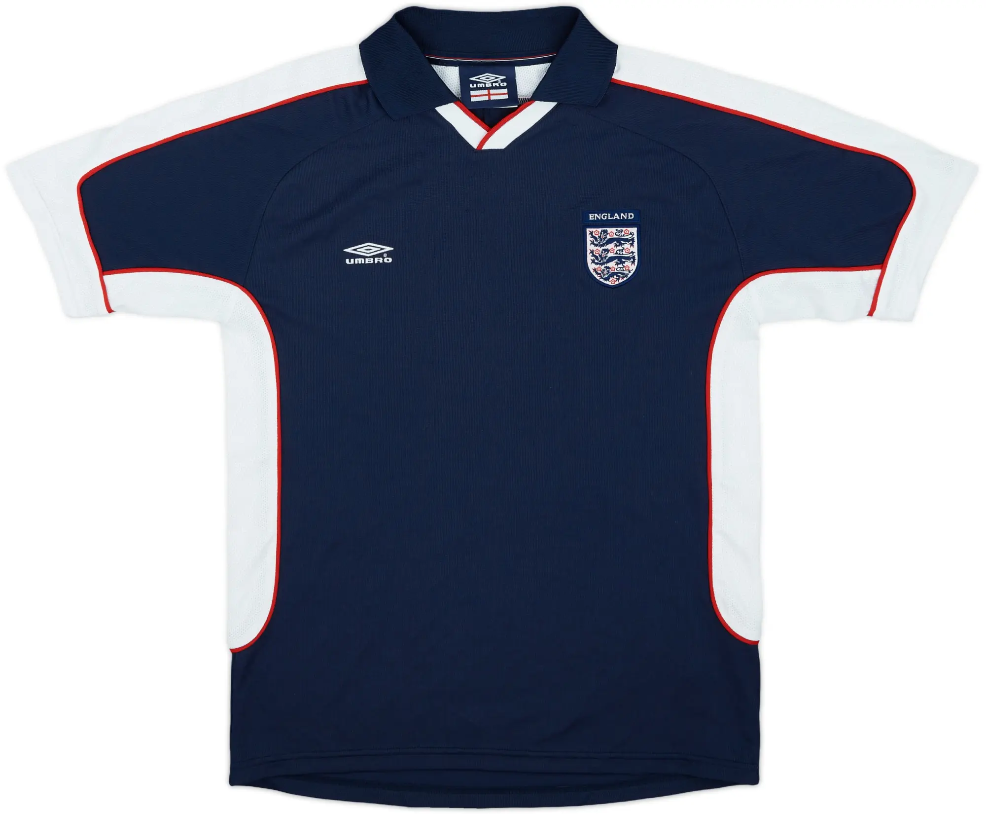 2002-03 England Umbro Polo Shirt - 9/10 - (S)