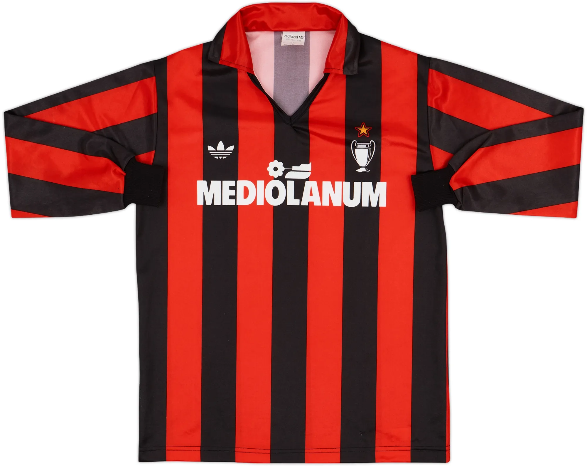 Kappa AC Milan Mens LS Home Shirt 1989/90