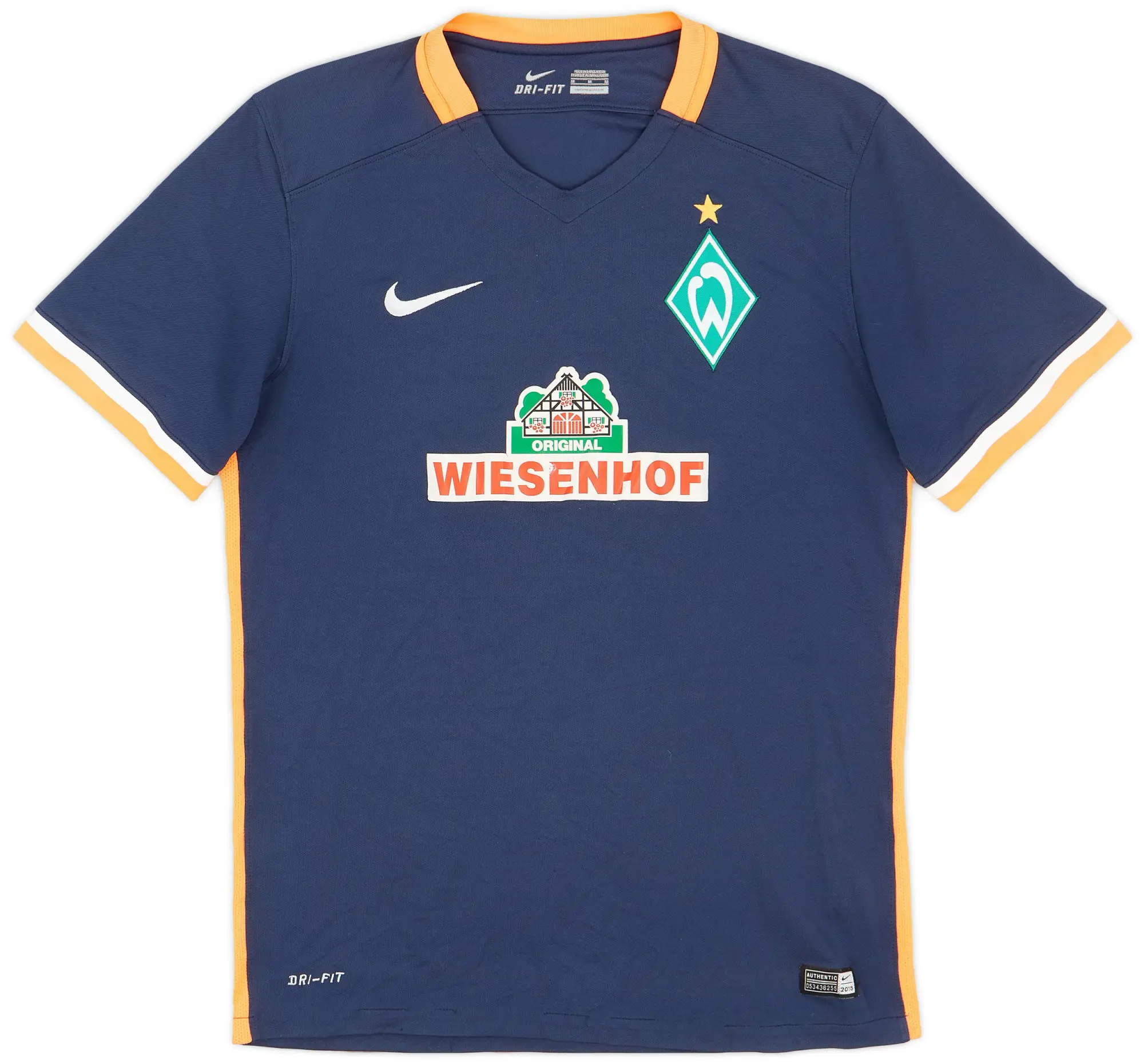 Nike Werder Bremen Mens SS Away Shirt 2015/16