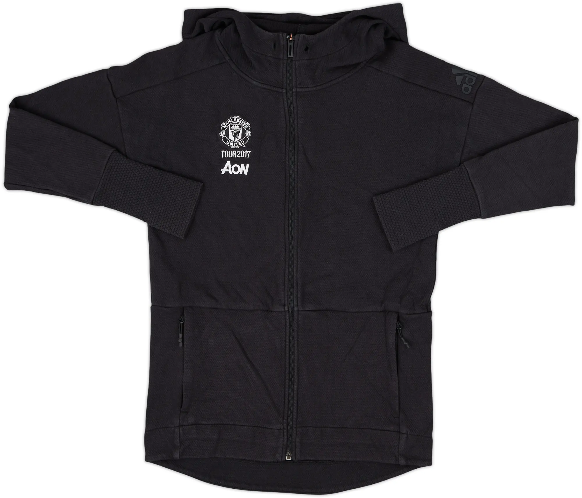 2017-18 Manchester United adidas Hooded Track Jacket - 7/10 - (Women's XS)