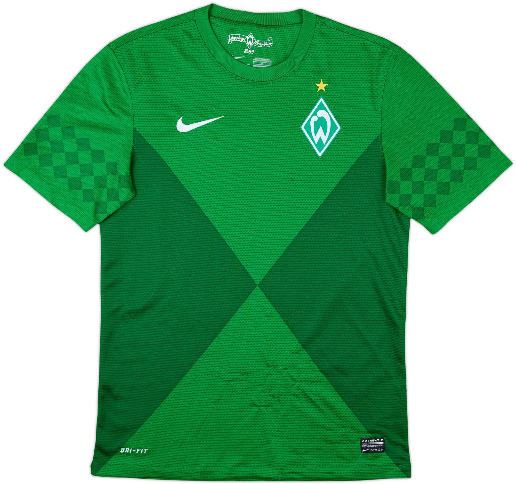 Nike Werder Bremen Mens SS Home Shirt 2012/13