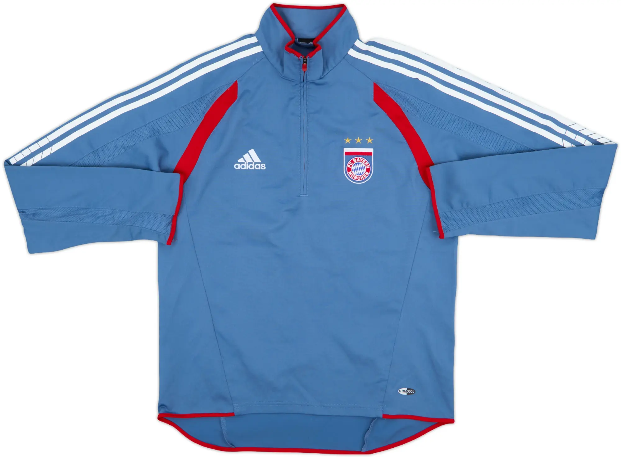 2005-06 Bayern Munich adidas 1/4 Zip Drill Top - 6/10 - (L)