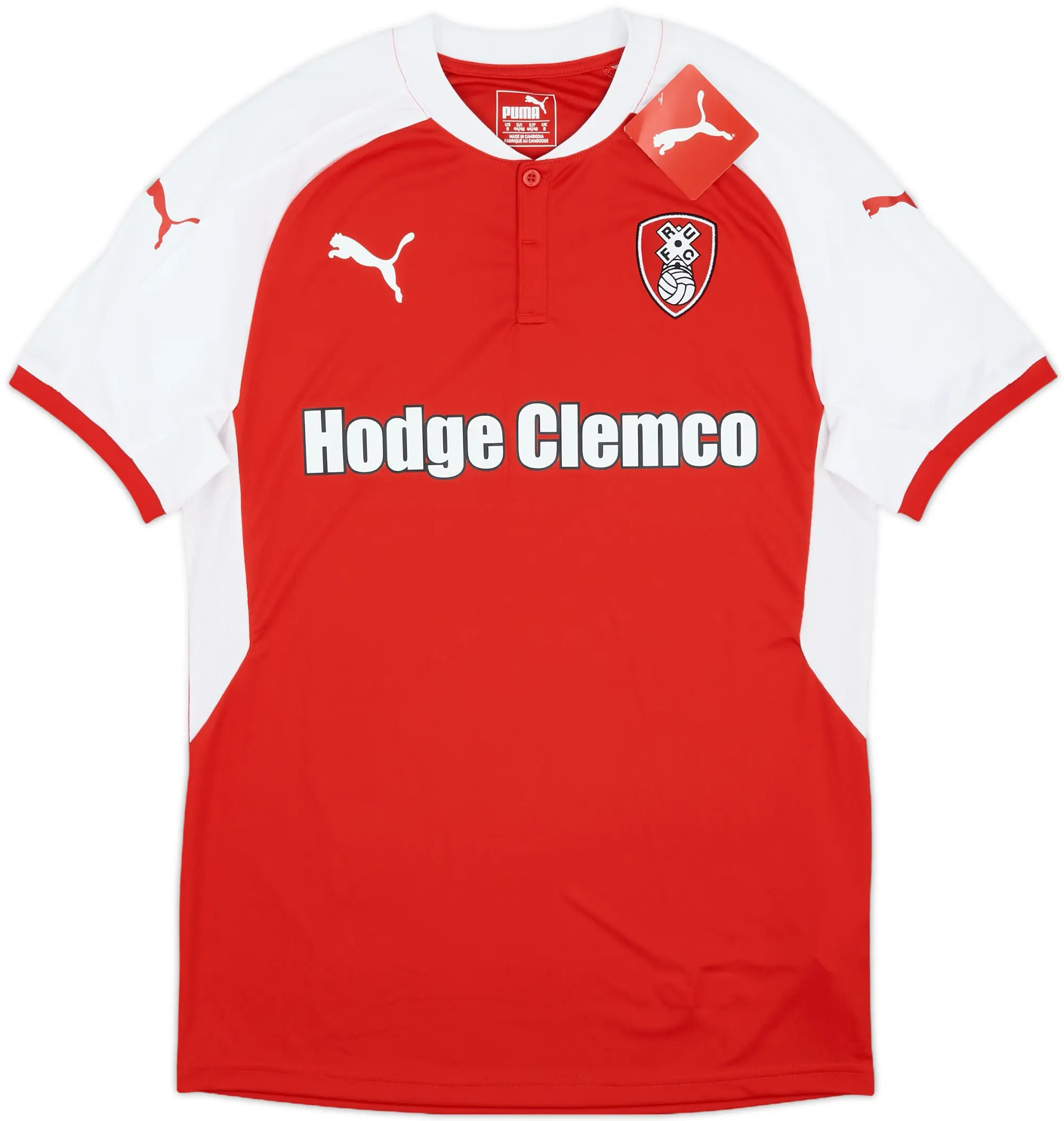 2017-18 Rotherham Home Shirt (S)