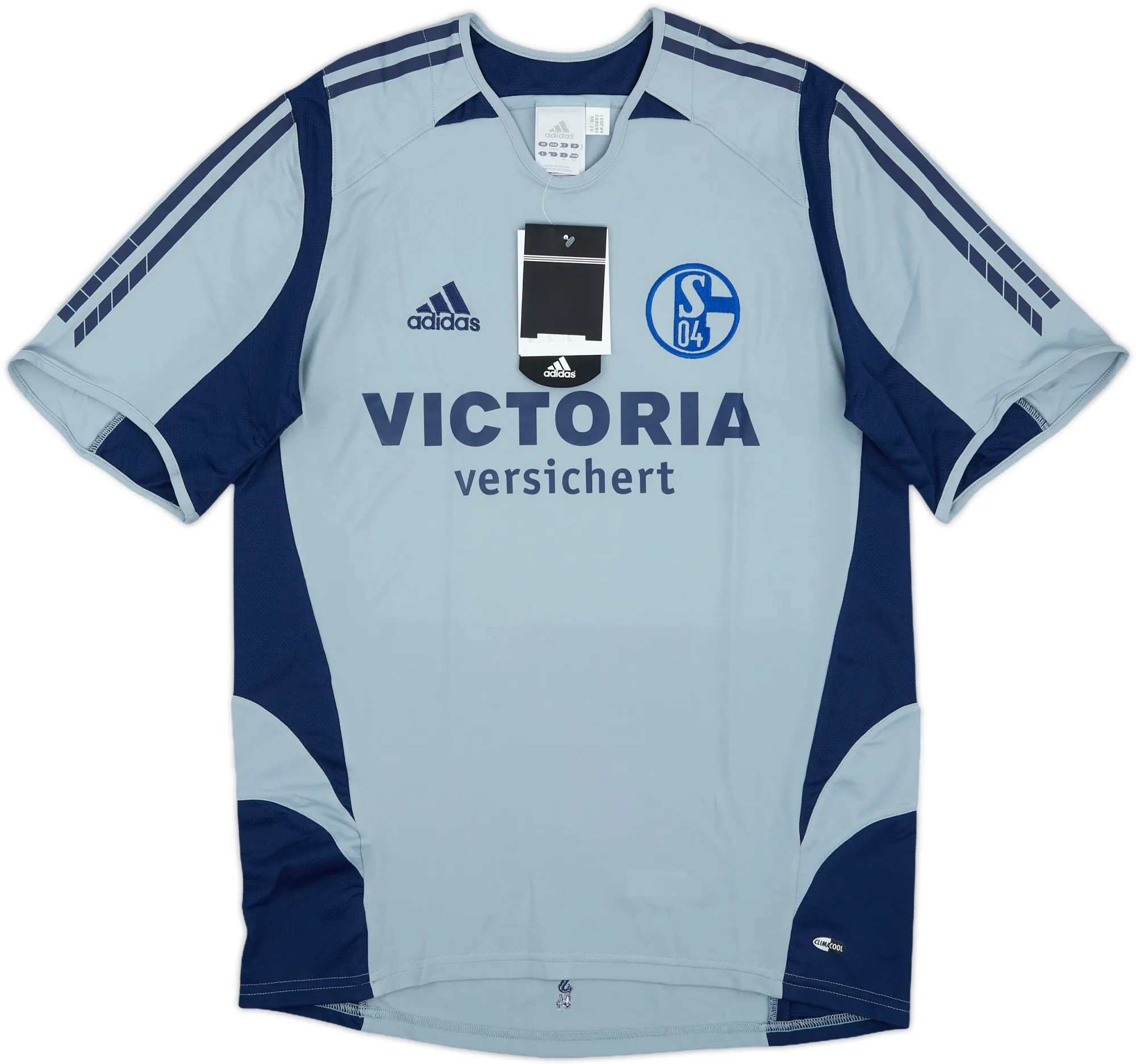 adidas Schalke 04 Mens SS Away Shirt 2005/07