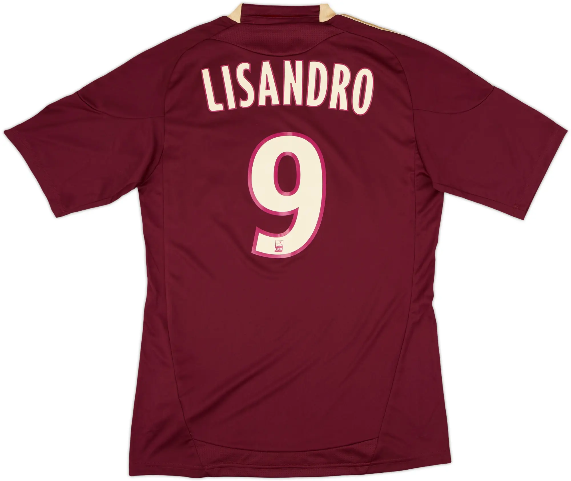 2010-11 Lyon Away Shirt Lisandro #9 (S)