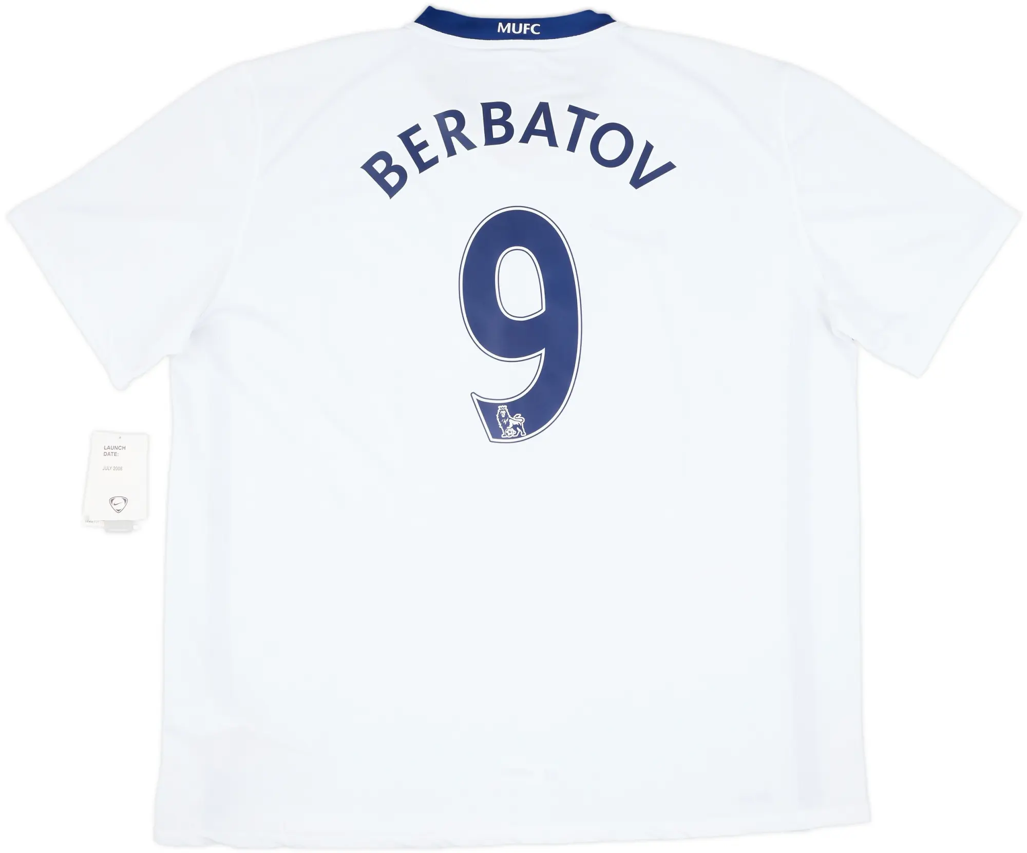 2008-10 Manchester United Away Shirt Berbatov #9 (XXL)