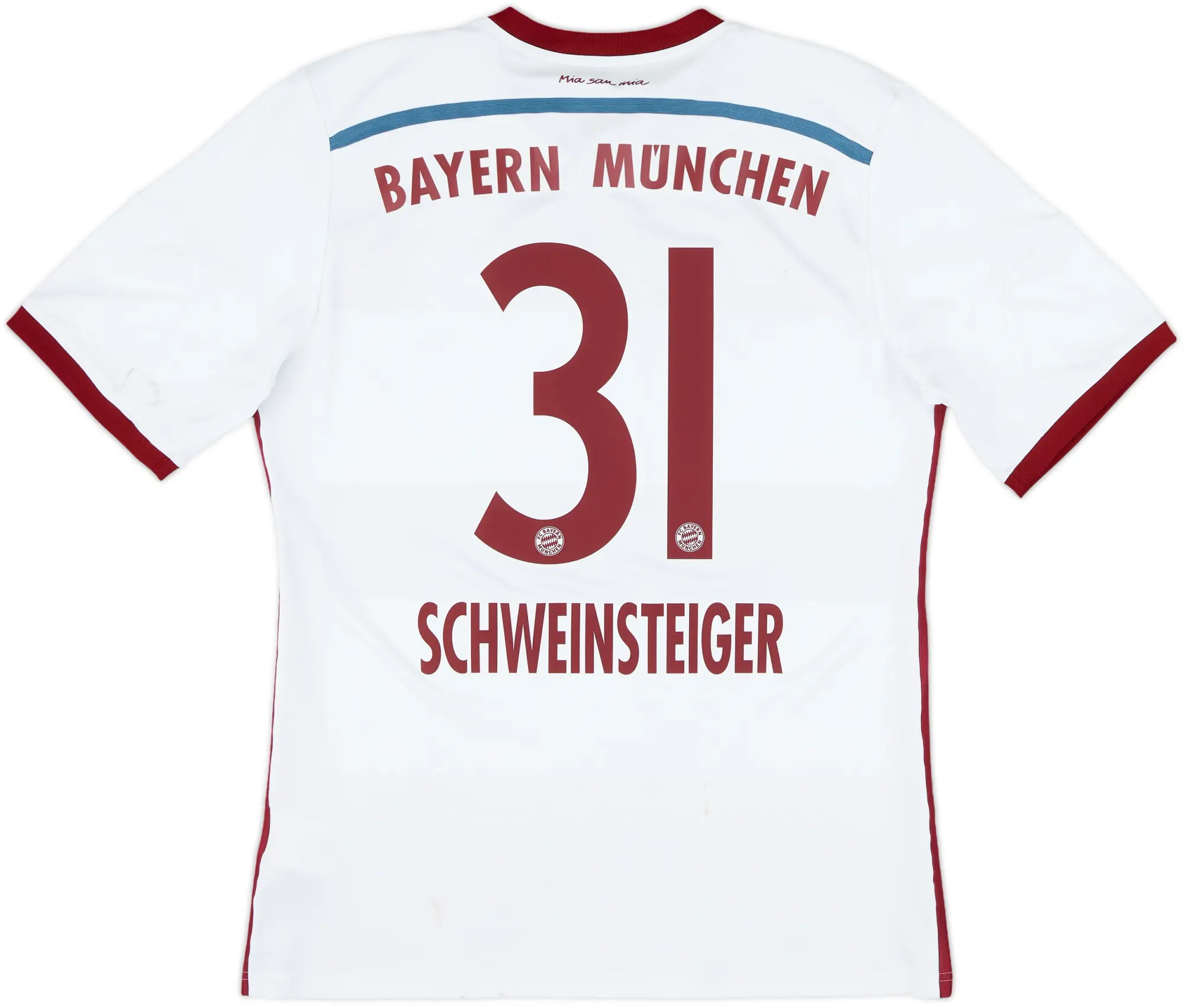 2014-15 Bayern Munich Away Shirt Schweinsteiger #31 - 5/10 - (M)
