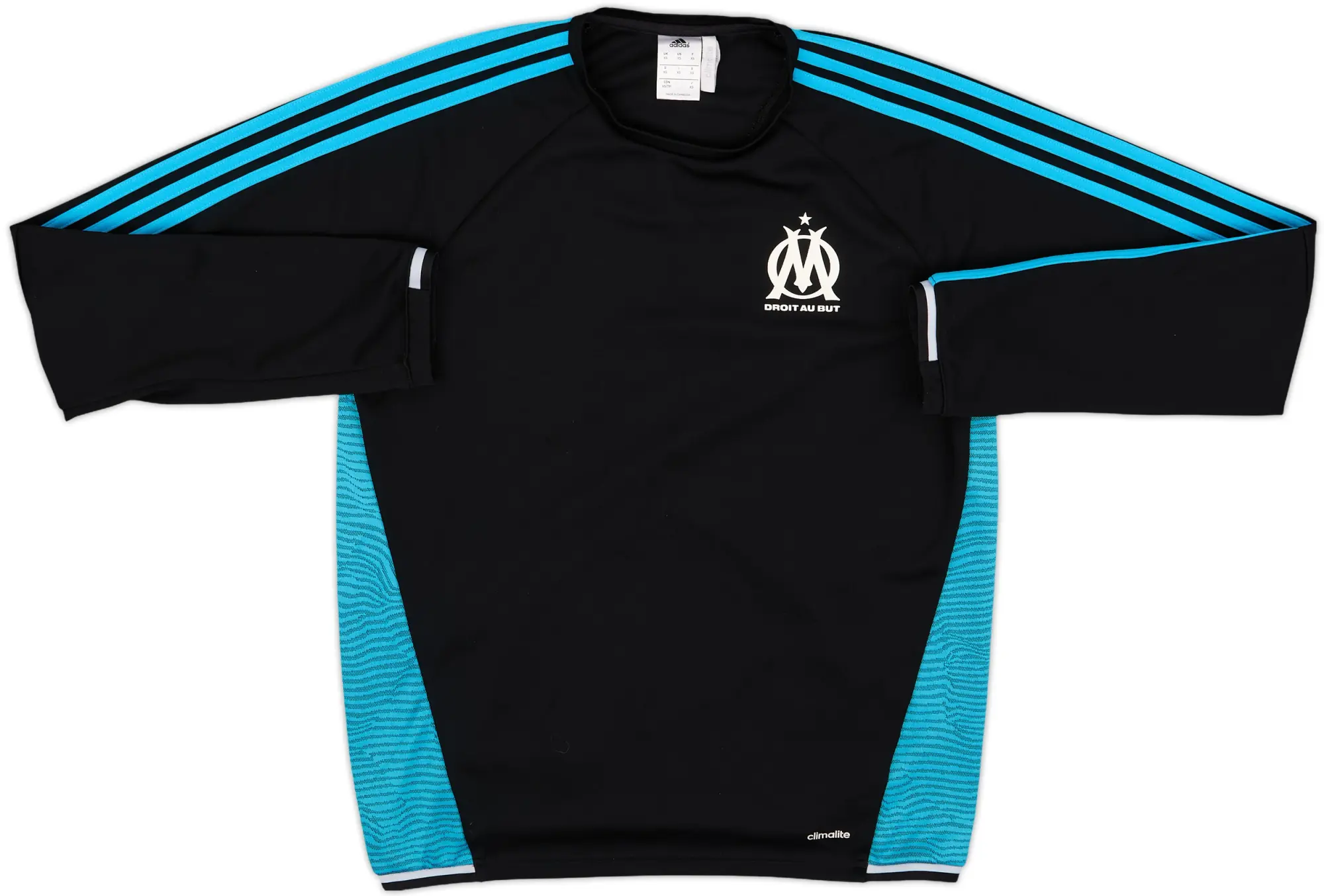 2015-16 Marseille adidas Sweat Top - 9/10 - (XS)