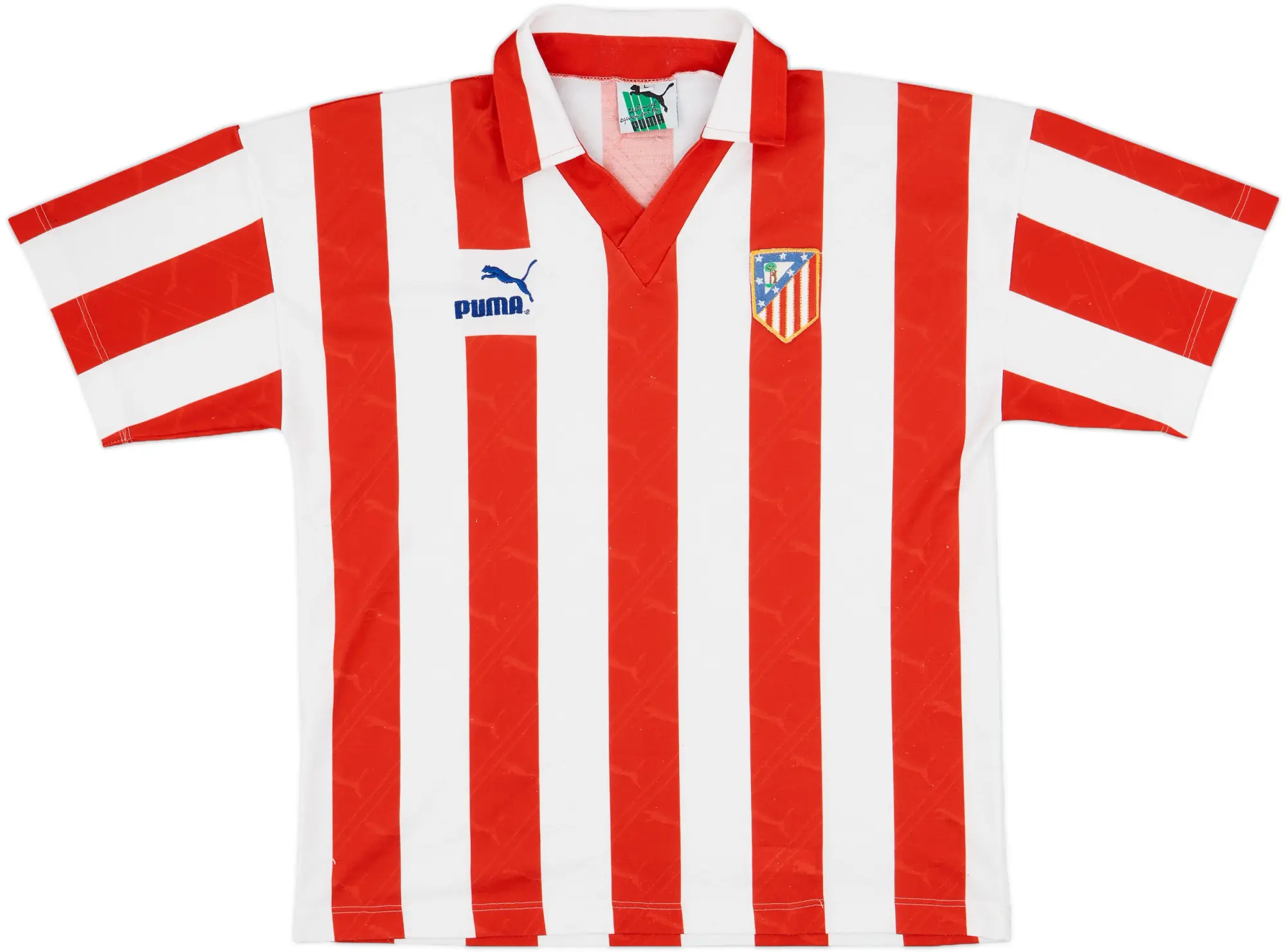 Puma Atlético Madrid Mens SS Home Shirt 1992/93