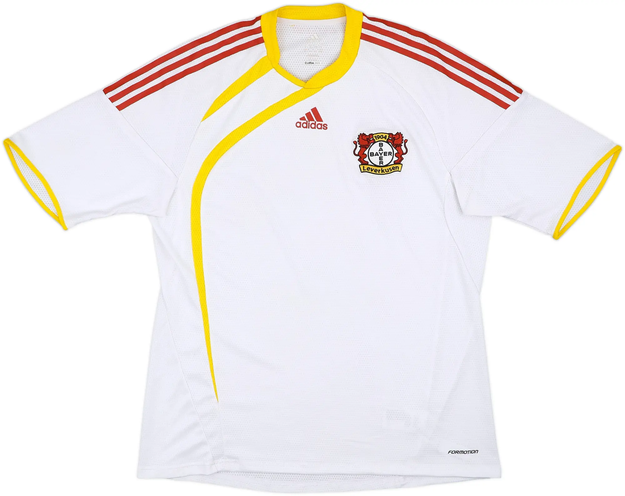 2009-10 Bayer Leverkusen Player Issue Away L/S Shirt - 7/10 - (XL)