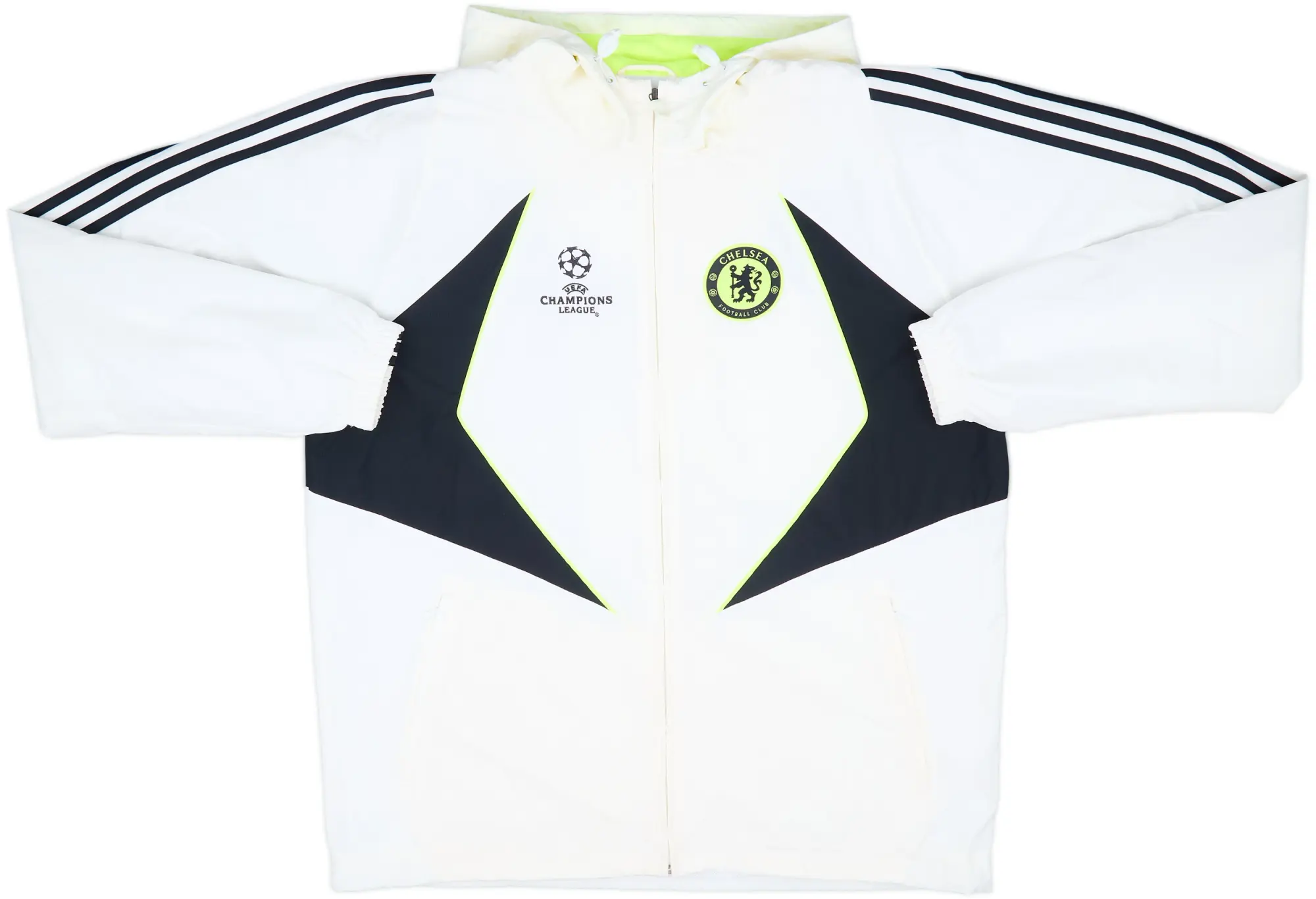 2007-08 Chelsea adidas CL Hooded Rain Jacket - 8/10 - (XL)