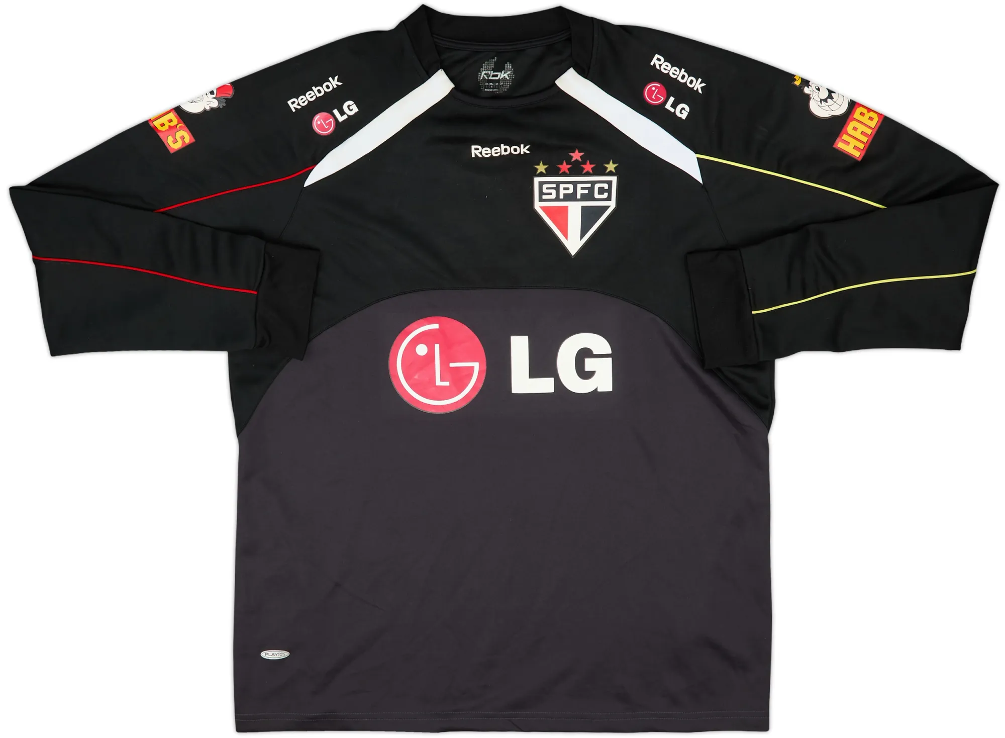 Reebok Sao Paulo Mens LS Goalkeeper Home Shirt 2008/09