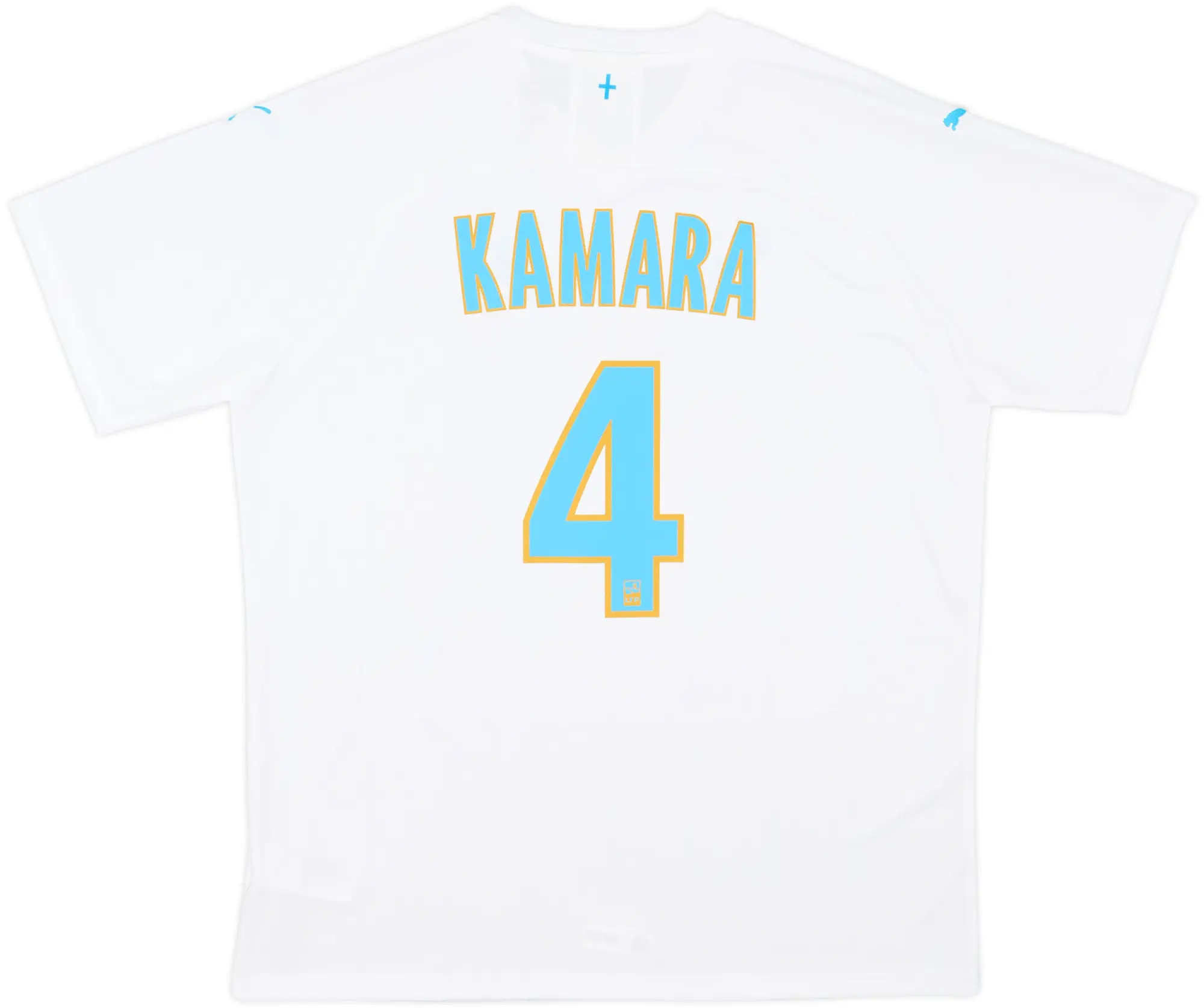 2019-20 Olympique Marseille Home Shirt Kamara #4 (XL)