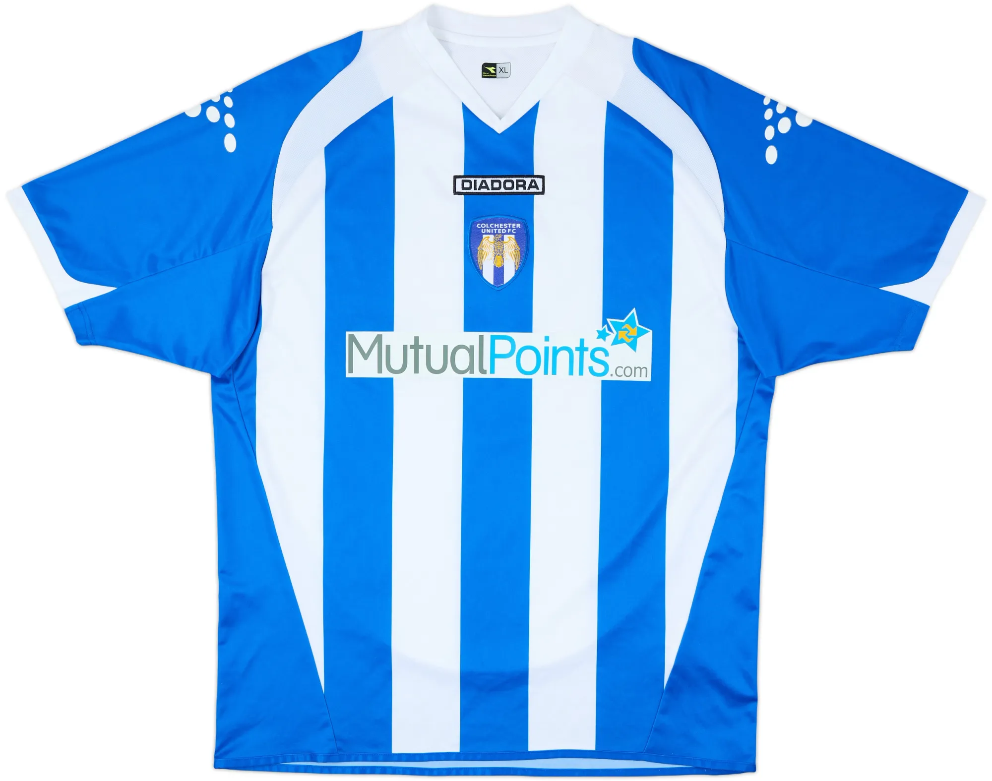 Diadora Colchester United Mens SS Home Shirt 2006/07