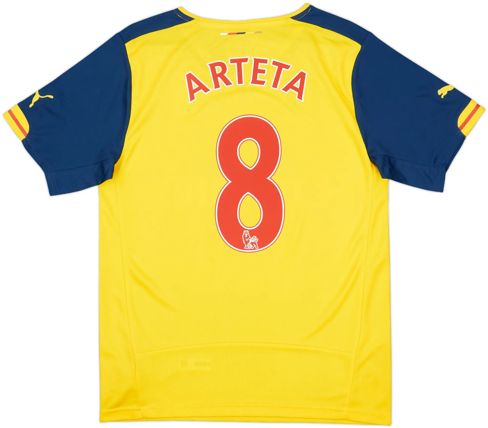 2014-15 Arsenal Away Shirt Arteta #8 (S)