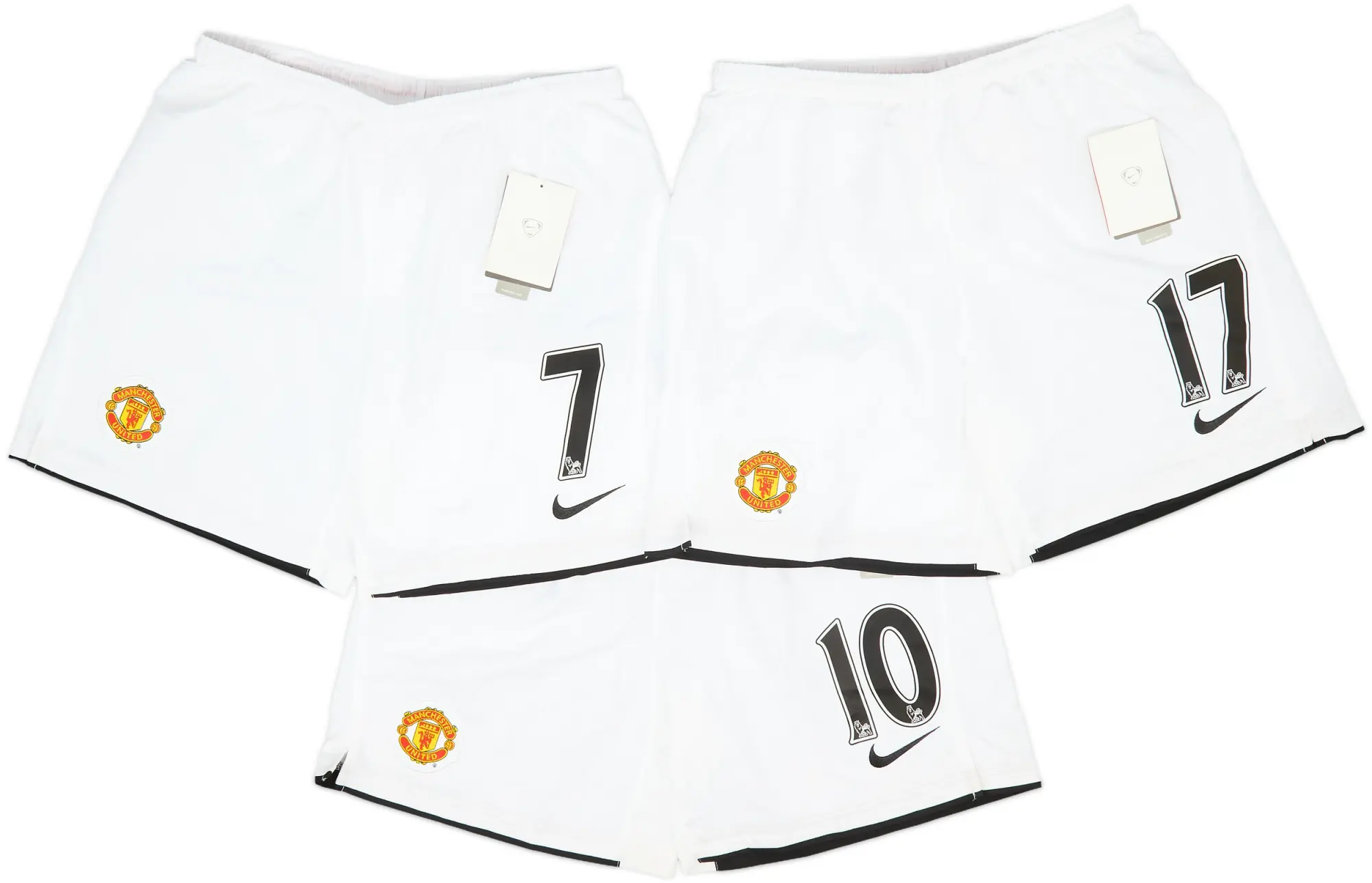 2007-09 Manchester United Home Shorts (L.Boys)