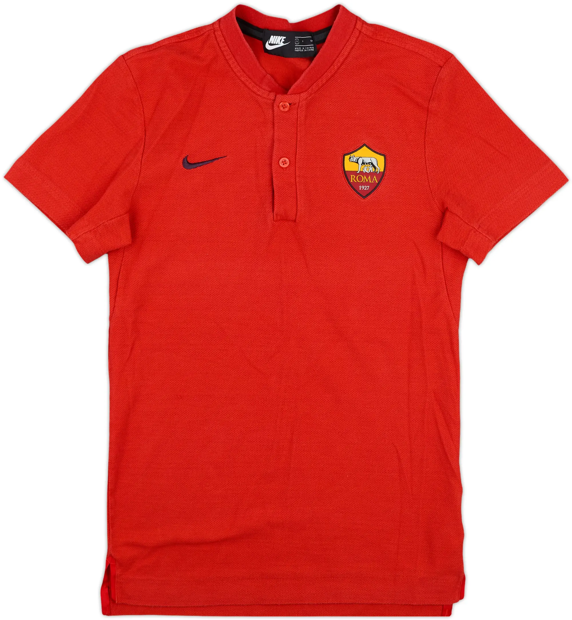 2018-19 Roma Nike Polo Shirt - 8/10 - (S)