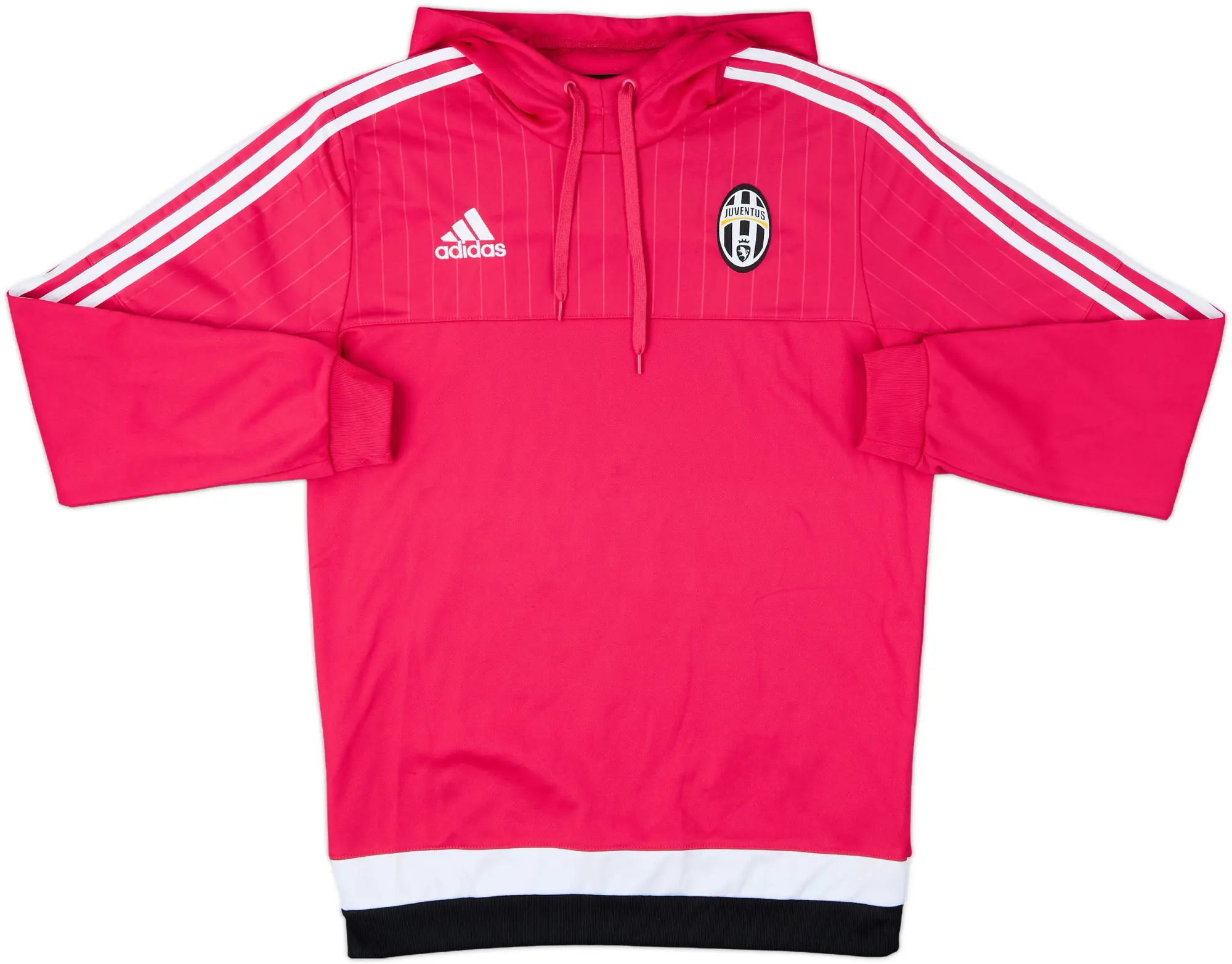 2015-16 Juventus adidas Hooded Top - 8/10 - (S)